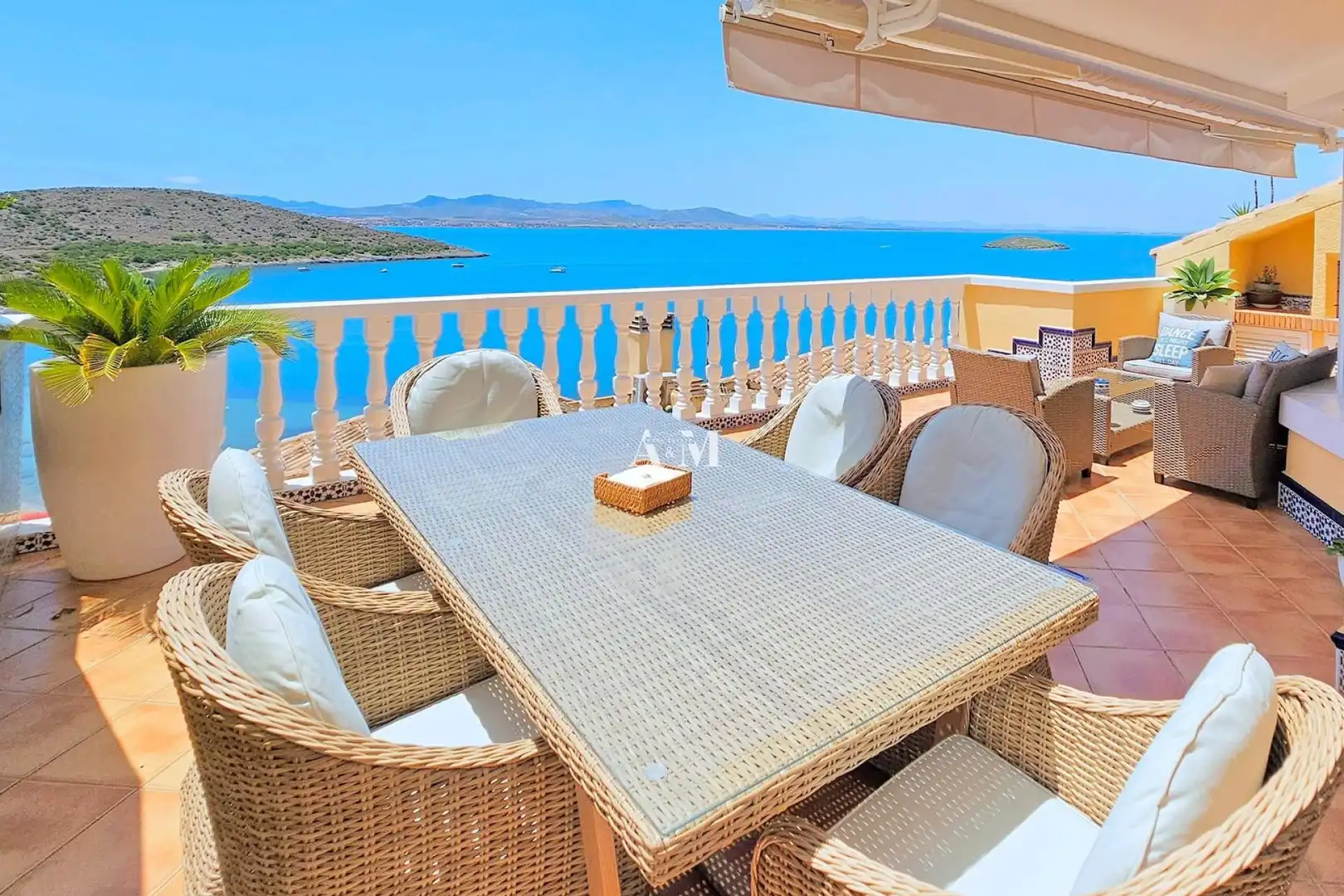Terrace of Detached homes for rent in La Manga del Mar Menor  with Air Conditioner, Heating and Terrace