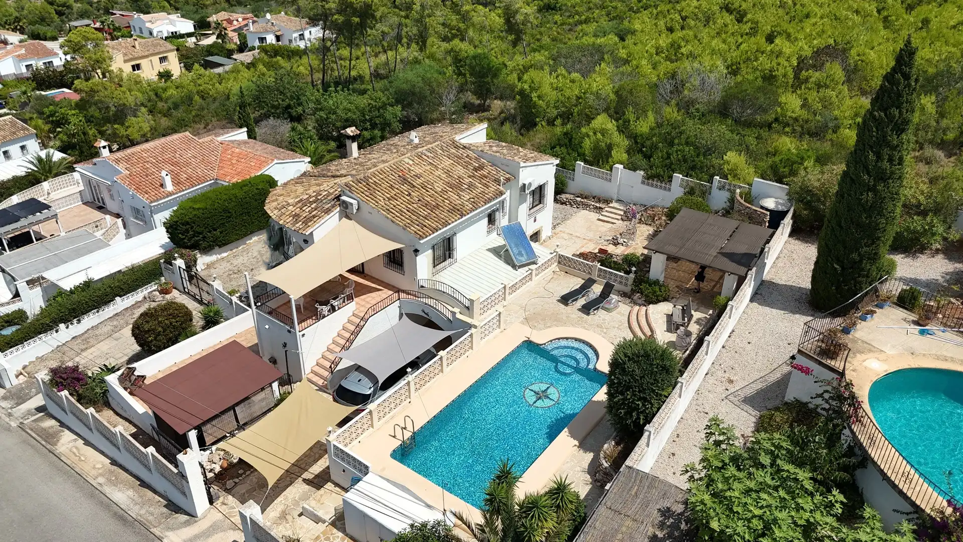 Vista exterior de Casa o xalet en venda en Jávea / Xàbia amb Aire condicionat, Terrassa i Traster