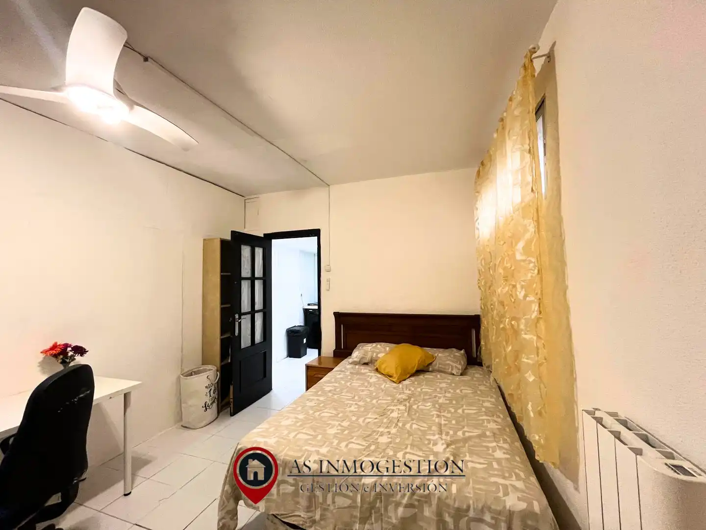 Bedroom of Flat for rent in Madrid  with Air Conditioner, Furnished and Oven