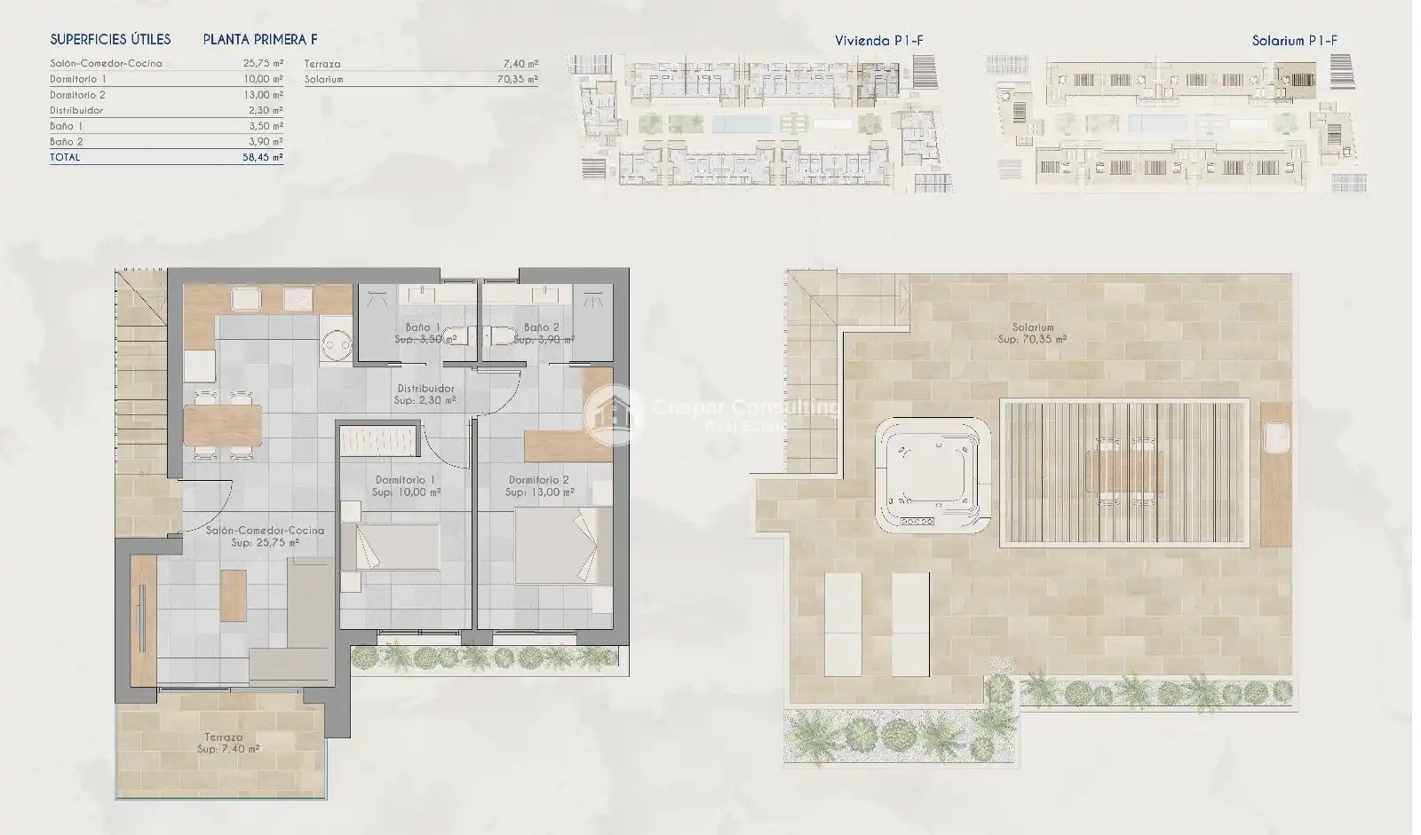 Apartamento en venta en Torre-Pacheco con Aire acondicionado, Calefacción y Jardín privado