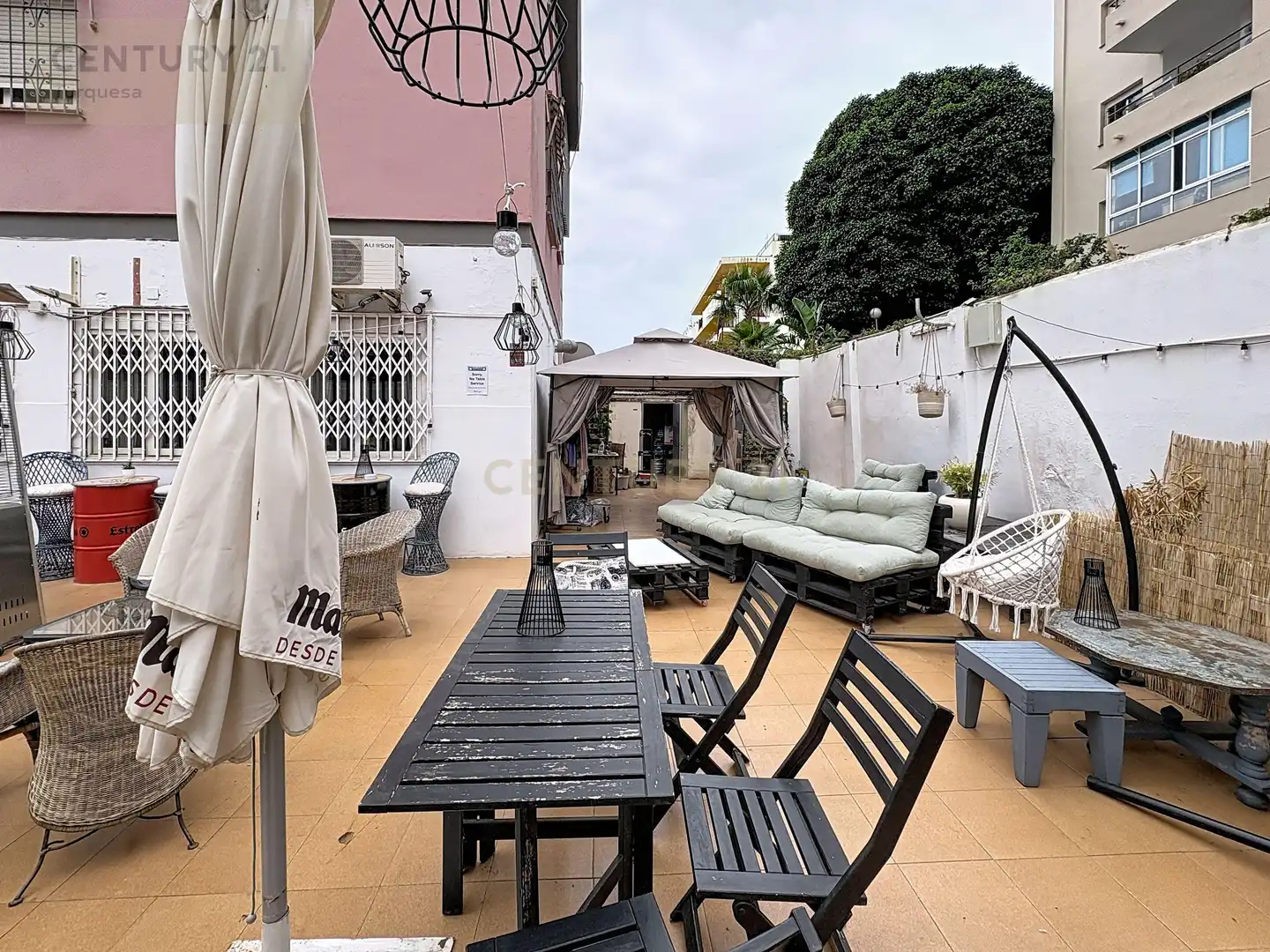 Terrace of Commercial properties for transfer in Benalmádena  with Air Conditioner