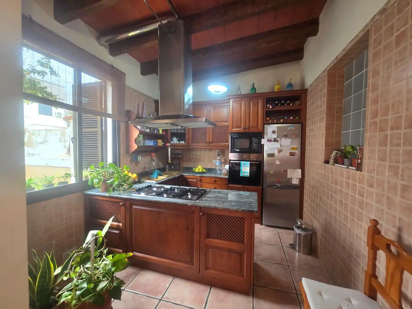 Kitchen of Houses for sale in  Palma de Mallorca  with Air Conditioner, Private garden and Storage room