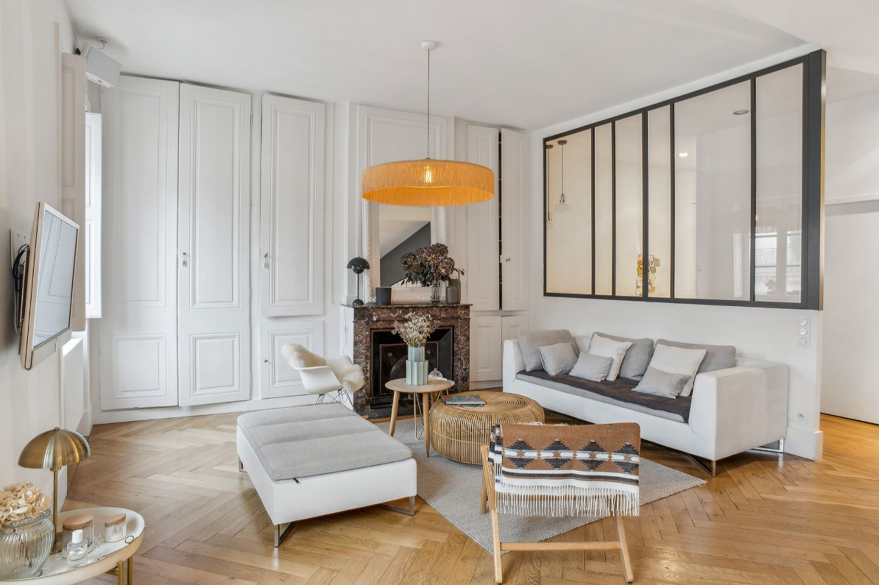 Living room of Apartment for sale in  Madrid Capital  with Heating and Terrace