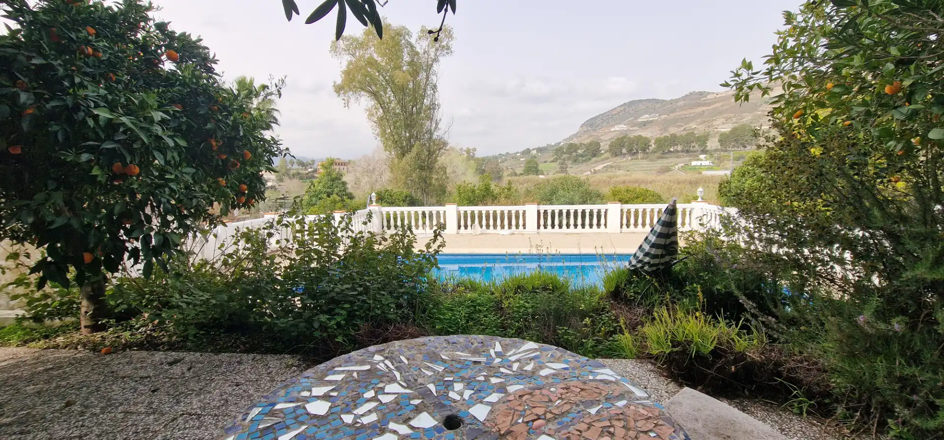 Piscina de Finca rústica en venta en Alhaurín El Grande con Aire acondicionado, Calefacción y Jardín privado