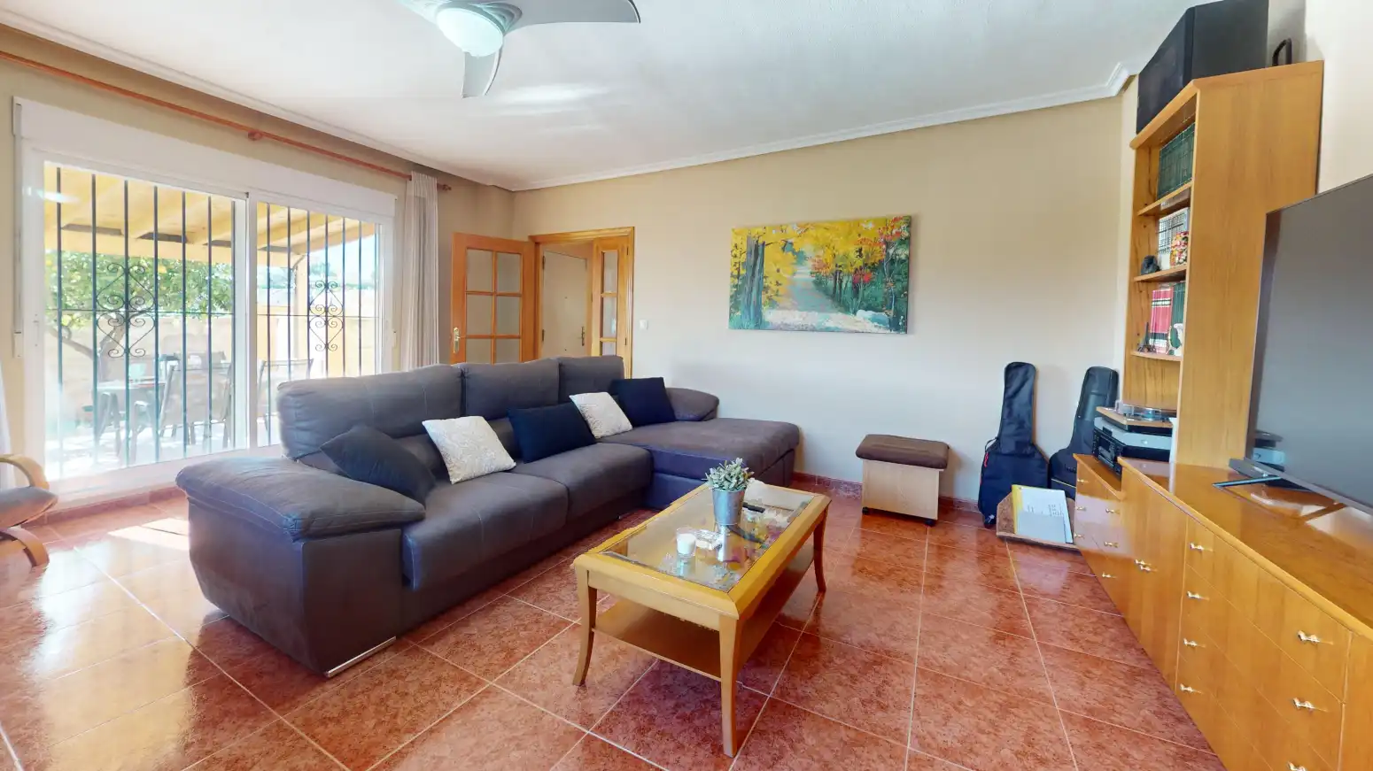 Sala de estar de Casa o chalet en venta en Mutxamel con Jardín privado y Terraza