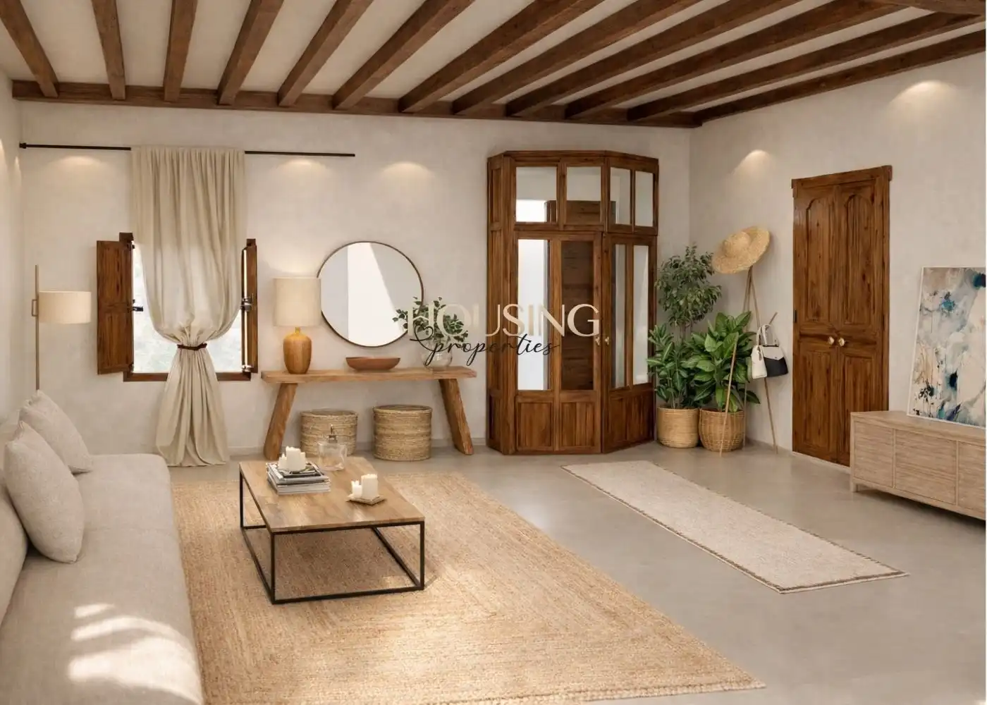 Sala d'estar de Casa adosada en venda en Llucmajor amb Terrassa