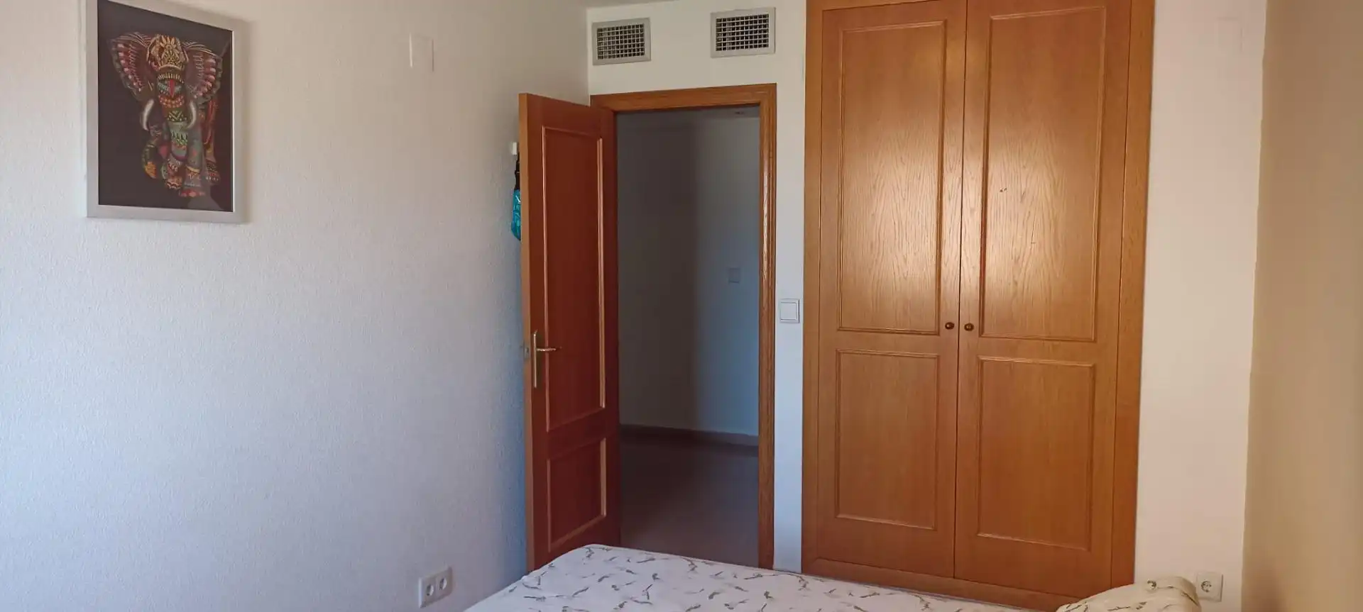 Dormitori de Apartament de lloguer en Alicante / Alacant amb Terrassa, Moblat i Balcó