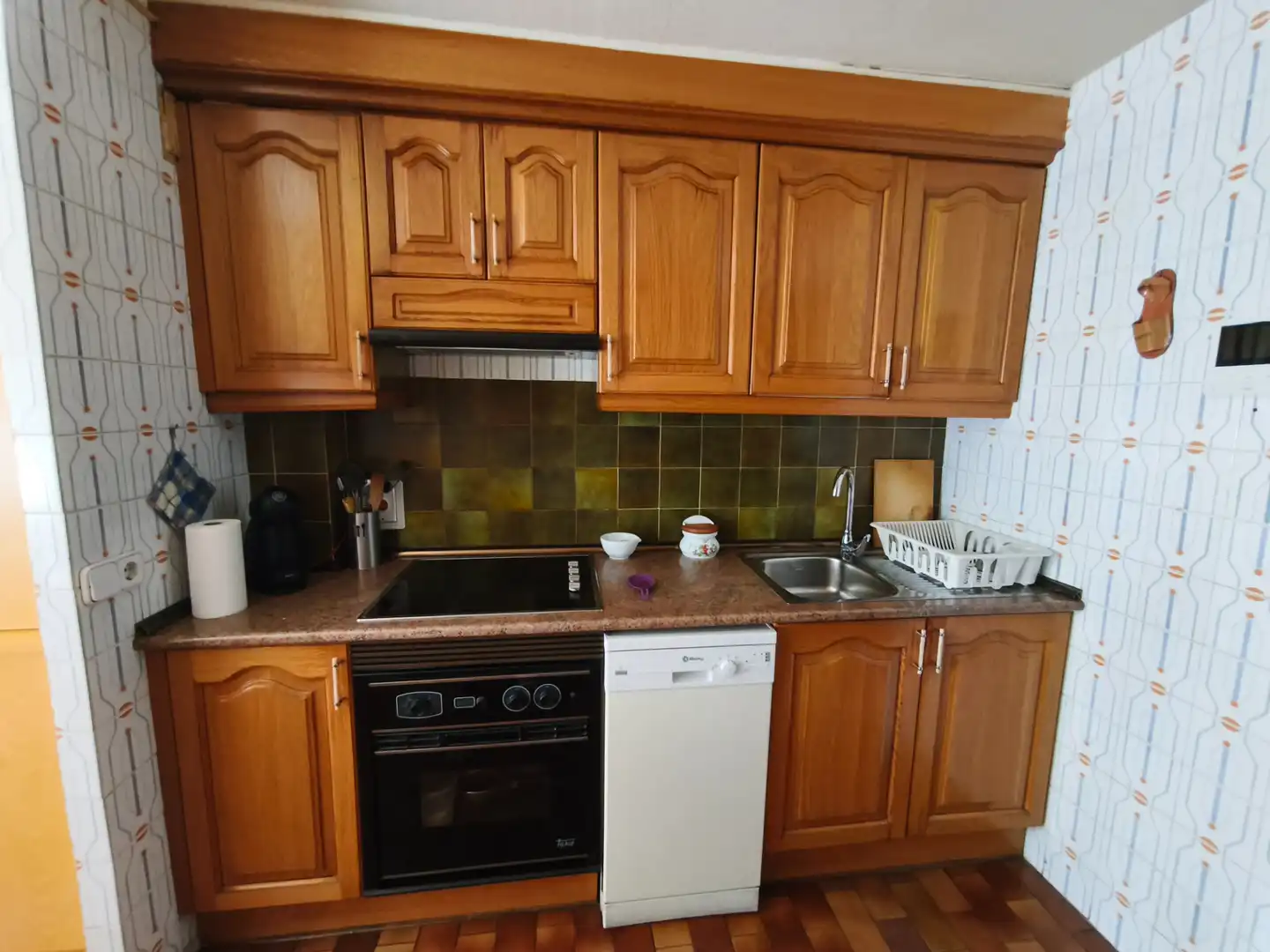 Kitchen of Flat for sale in Móstoles  with Heating, Parquet flooring and Terrace