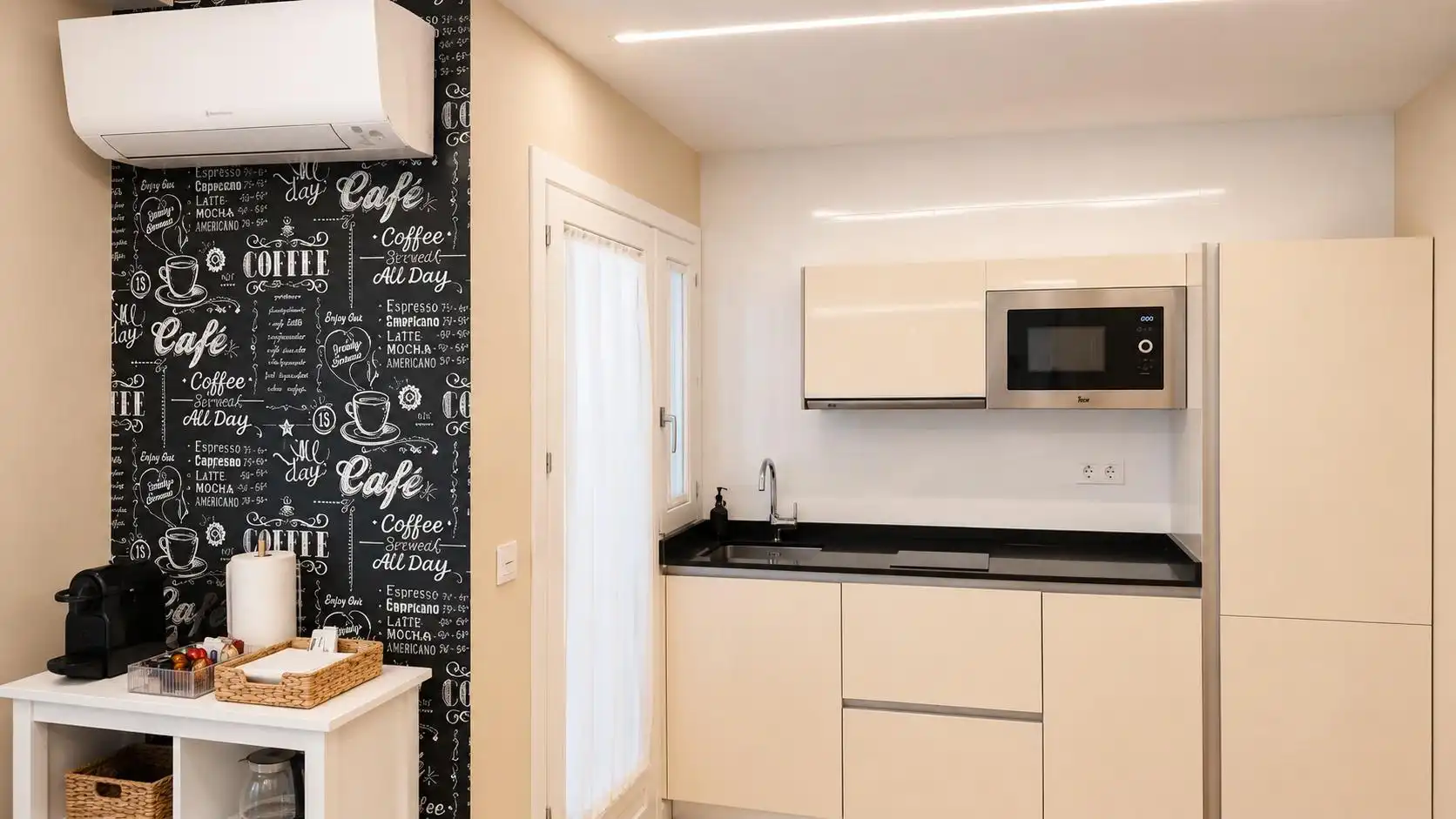 Küche von Wohnung zur Miete in Las Palmas de Gran Canaria mit Klimaanlage, Heizung und Möbliert