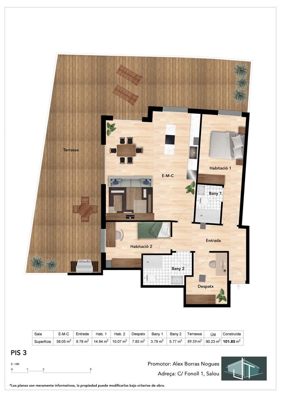 Flat for sale in Salou  with Air Conditioner, Terrace and Community pool