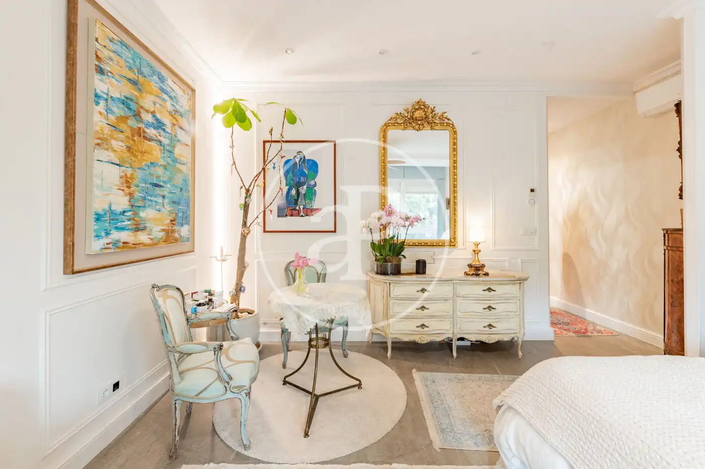 Schlafzimmer von Haus oder Chalet zum Verkauf in Madrid mit Klimaanlage, Heizung und Privatgarten