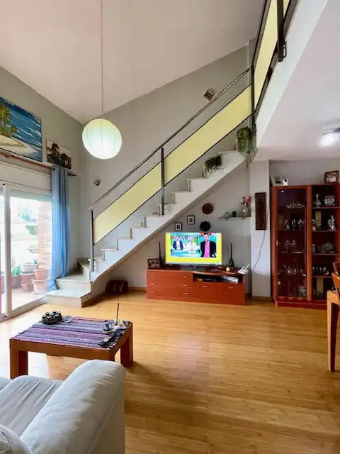 Sala de estar de Dúplex en venta en Sant Martí Sarroca con Calefacción, Terraza y Balcón