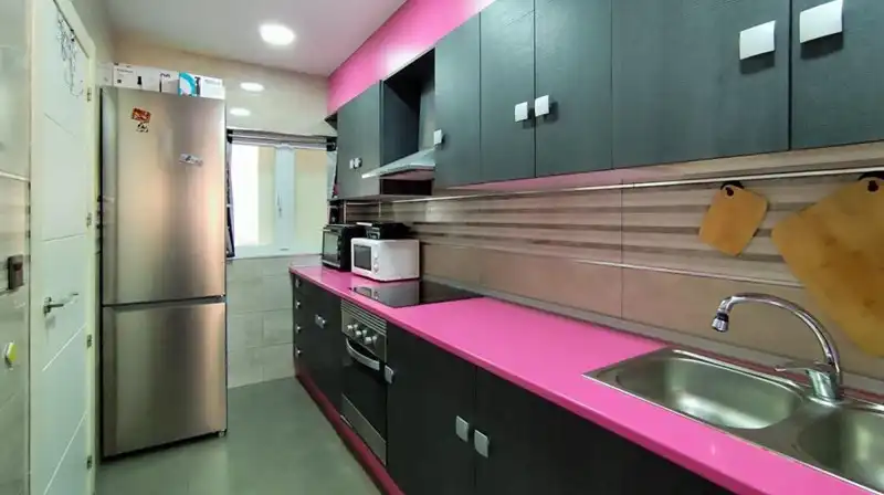 Kitchen of Flat for sale in Pulianas  with Air Conditioner, Storage room and Balcony