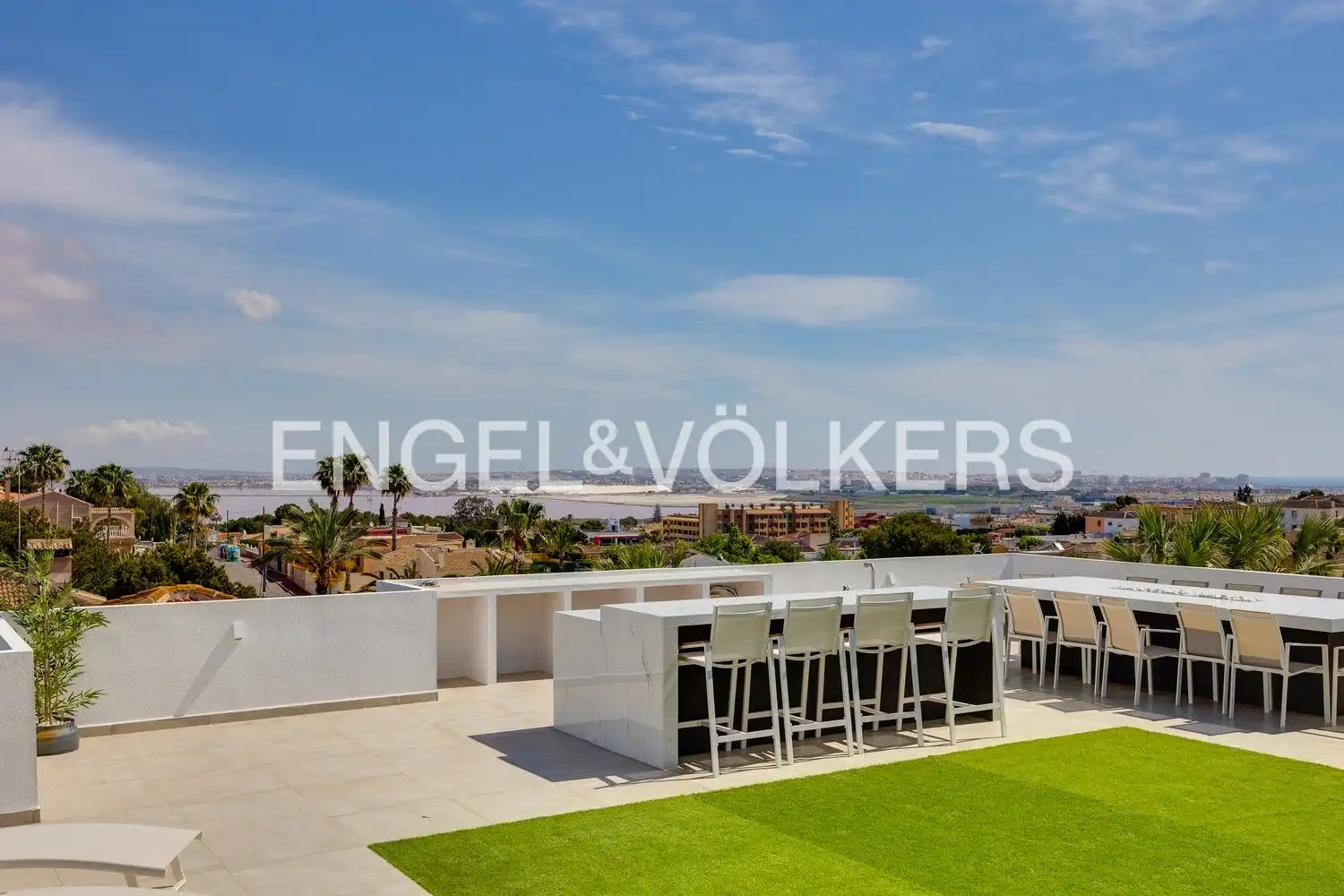Terrace of Country homes for sale in Torrevieja  with Air Conditioner, Heating and Private garden