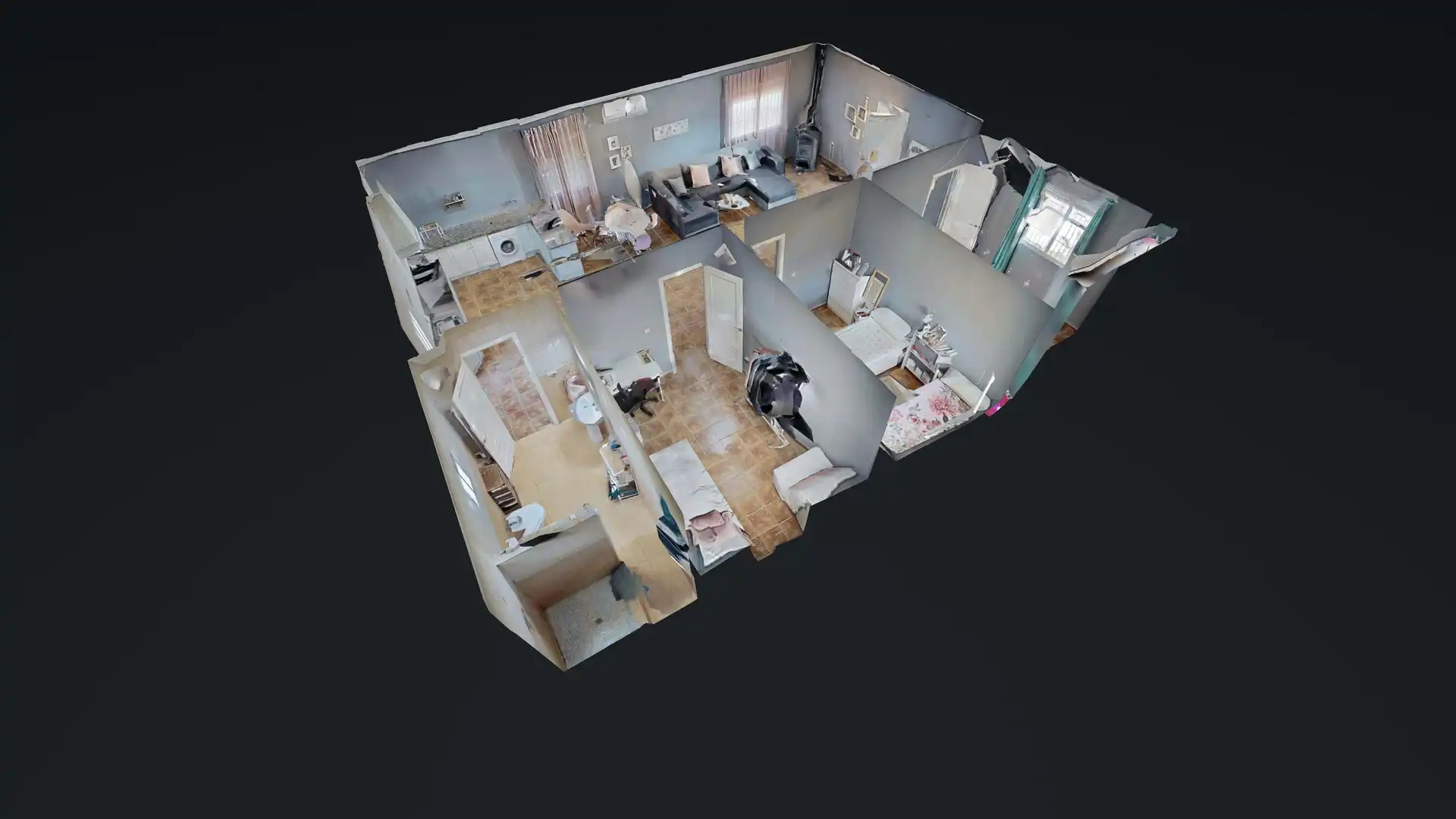 Bedroom of Houses for sale in Hondón de los Frailes  with Air Conditioner, Heating and Terrace