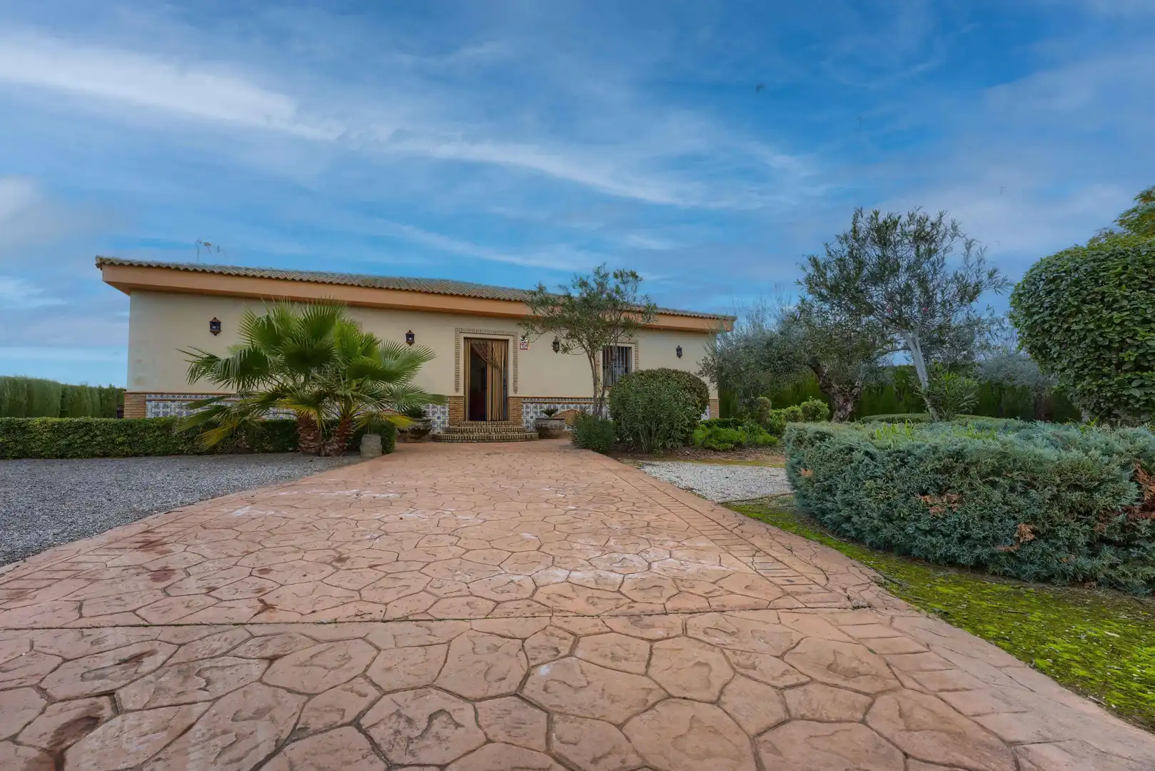 Exterior view of Country homes for sale in Pilas  with Private garden, Terrace and Swimming Pool