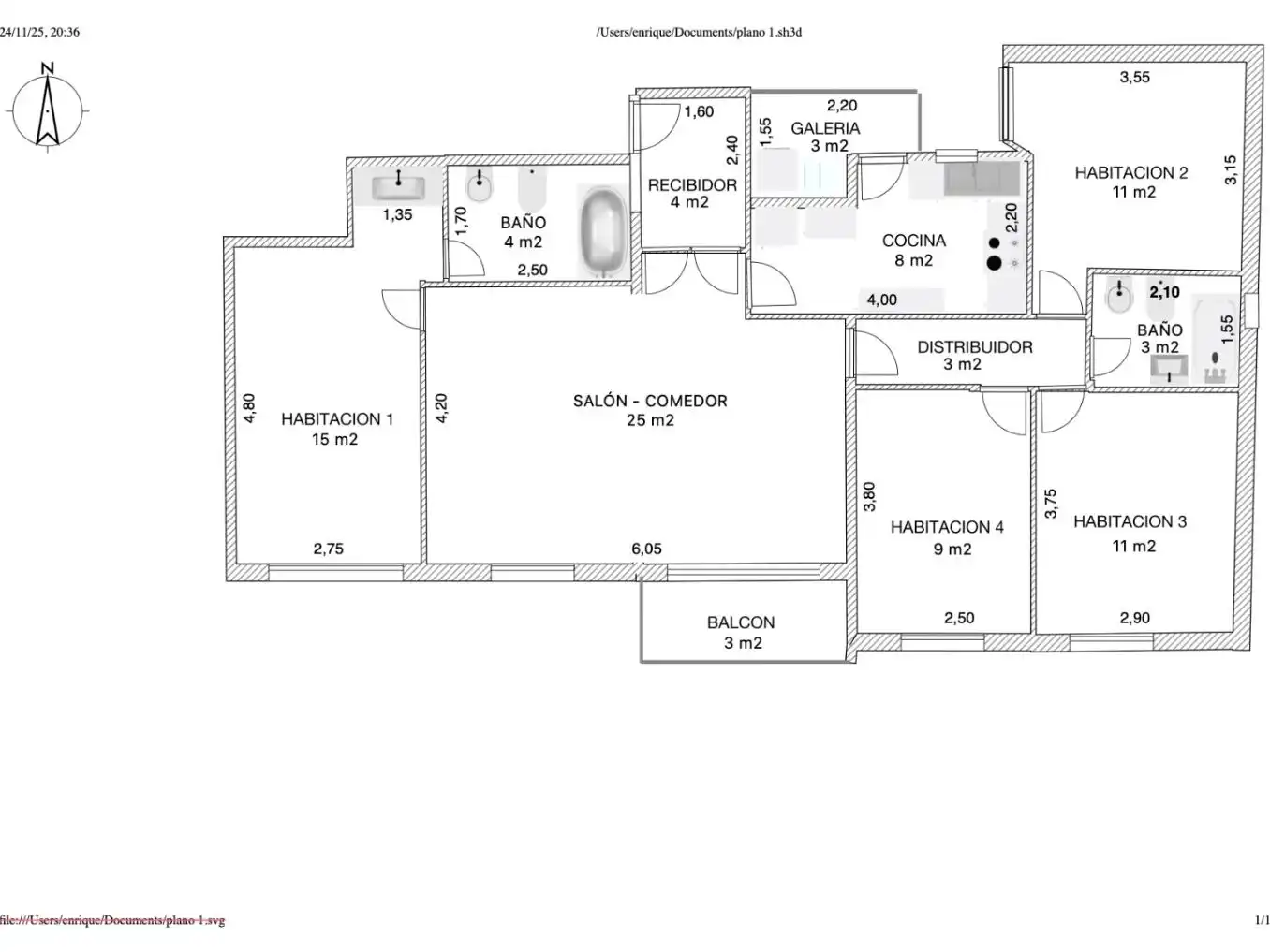 Flat with lift for sale in Carrer d'Elkano 40, imagen 24