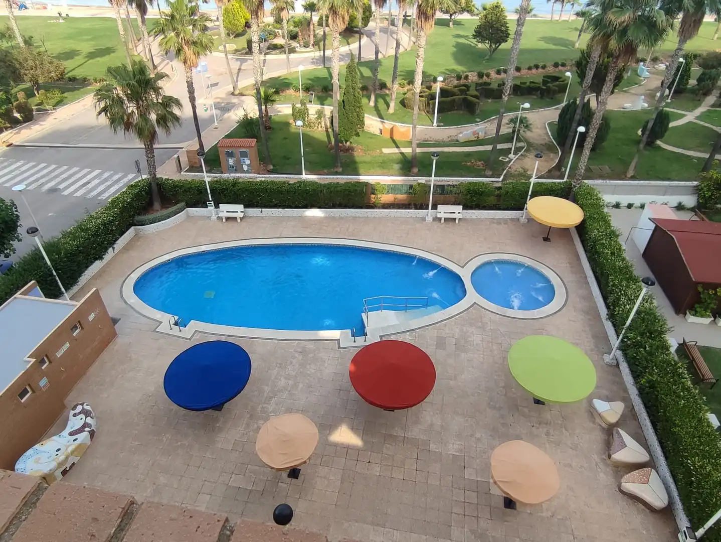 Piscina de Apartamento de alquiler en Oropesa del Mar / Orpesa con Aire acondicionado, Terraza y Amueblado