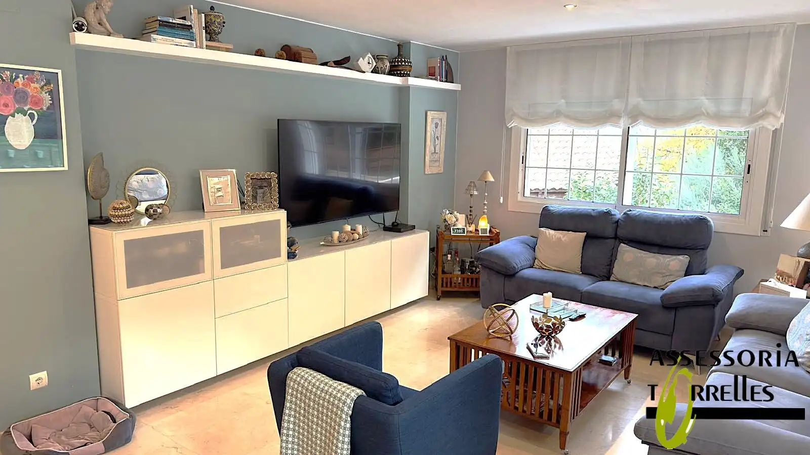 Wohnzimmer von Haus oder Chalet zum Verkauf in Torrelles de Llobregat mit Heizung, Privatgarten und Parkett