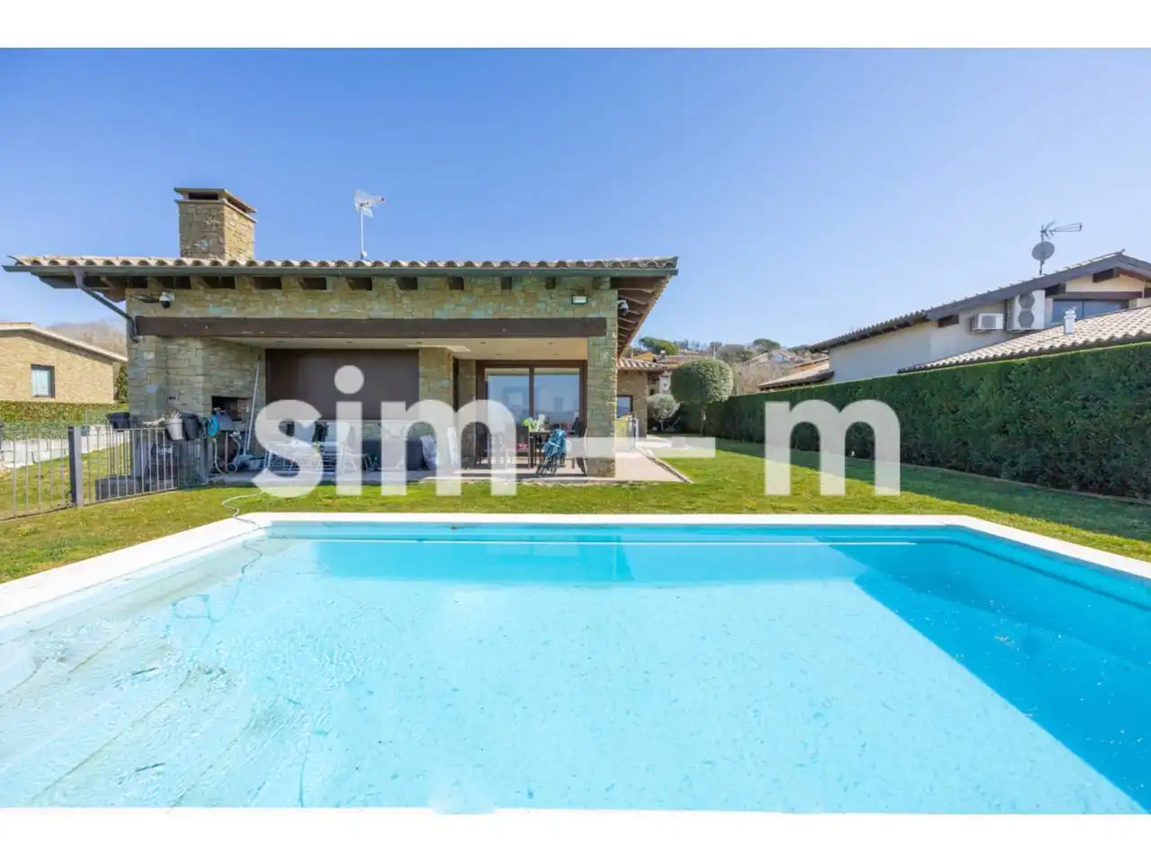 Piscina de Casa o chalet en venta en Folgueroles con Aire acondicionado, Calefacción y Jardín privado