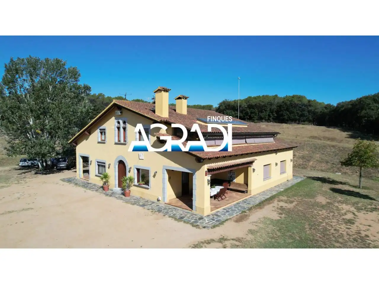 Vista exterior de Finca rústica en venda en Sant Antoni de Vilamajor amb Aire condicionat, Calefacció i Jardí privat