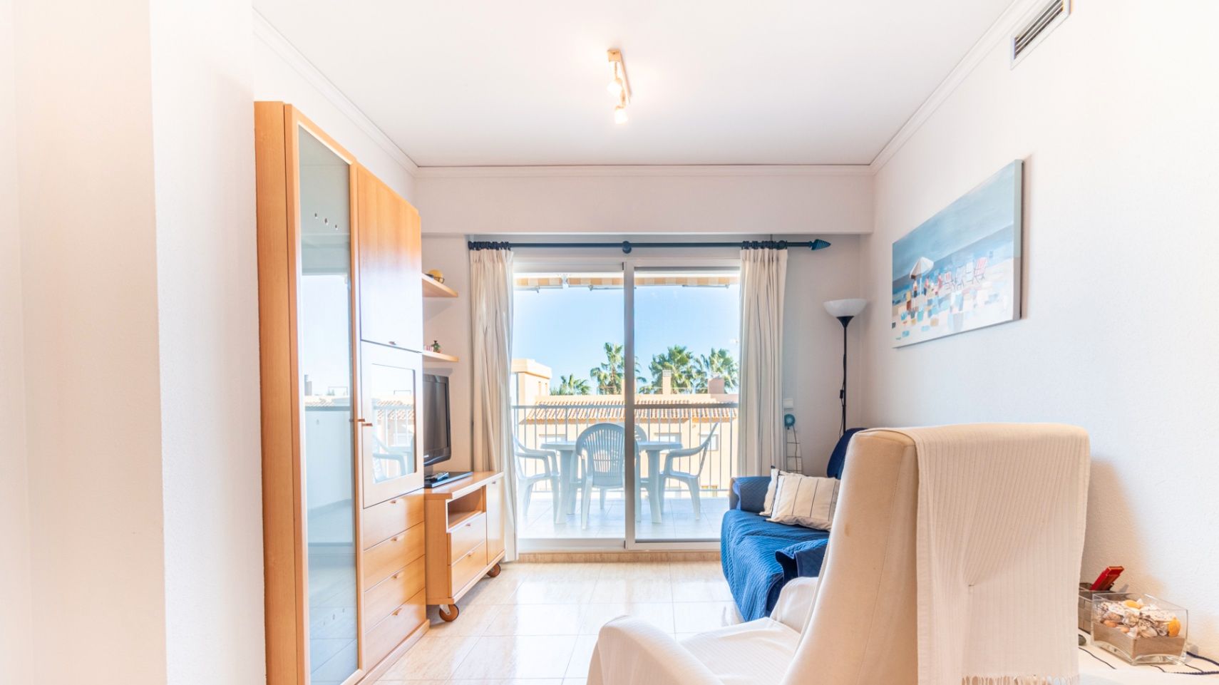 Habitación de Apartamento en venta en Piles con Aire acondicionado, Calefacción y Jardín privado
