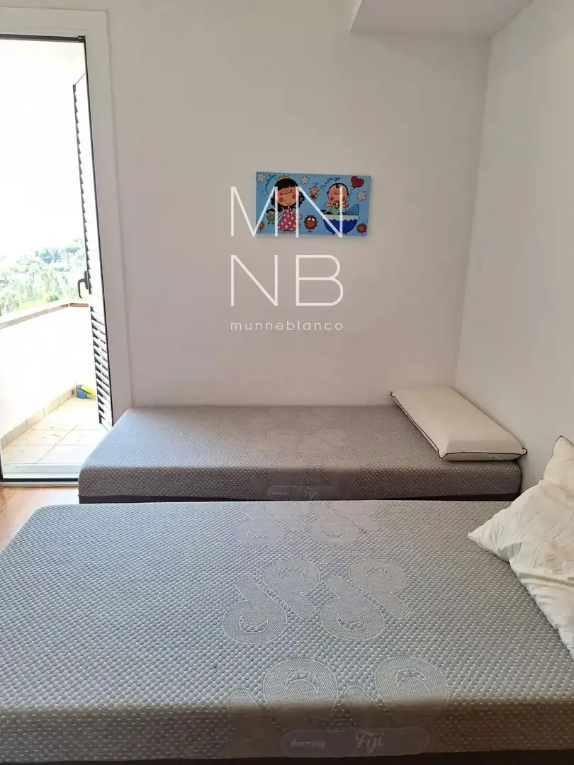Schlafzimmer von Wohnung zur Miete in Sant Vicenç de Montalt mit Klimaanlage, Heizung und Terrasse