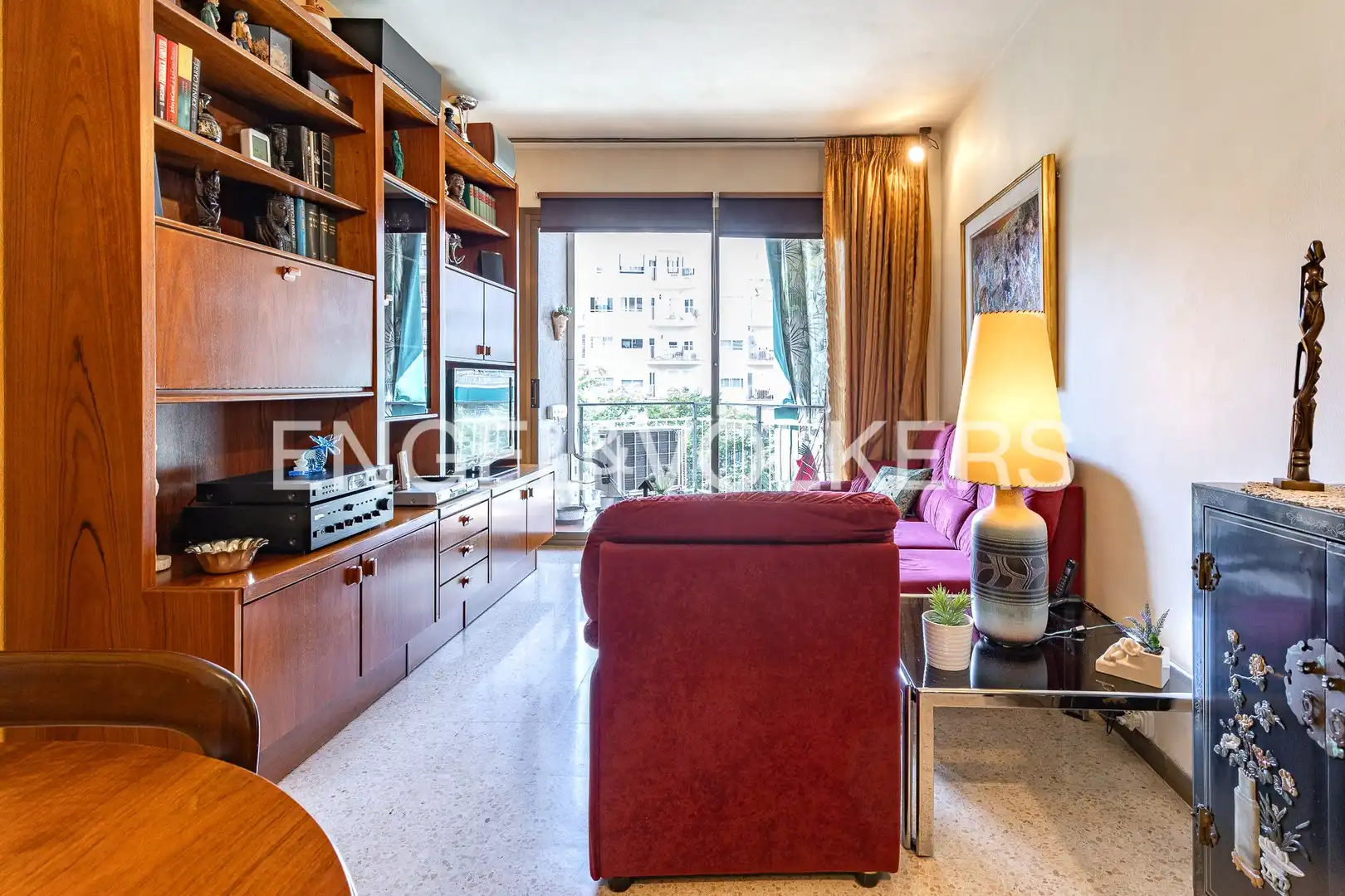 Sala de estar de Piso en venta en Barcelona con Aire acondicionado, Calefacción y Balcón