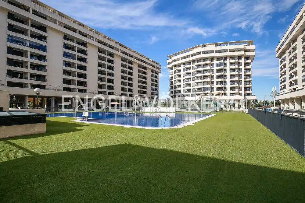 Exterior view of Flat for rent in Alboraya  with Air Conditioner, Heating and Private garden
