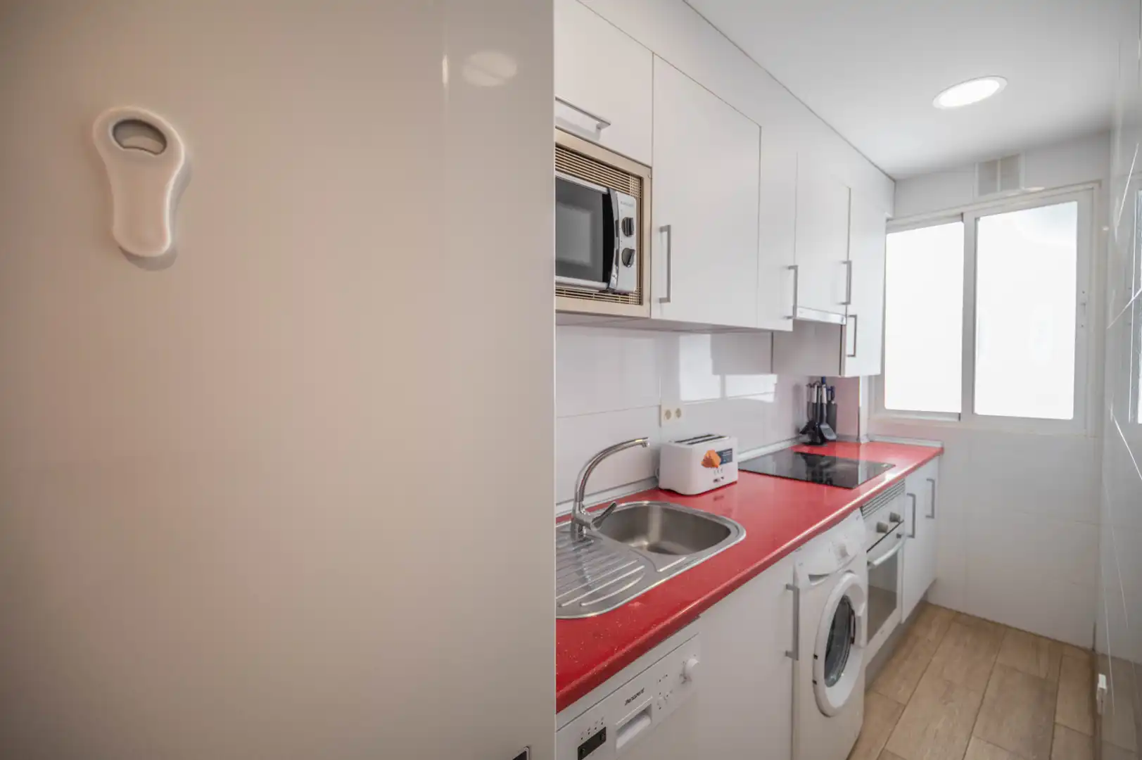 Kitchen of Flat for rent in Granada  with Air Conditioner, Heating and Furnished