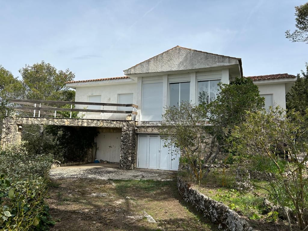 Exterior view of Country house for sale in Albalate de Zorita  with Heating, Private garden and Terrace