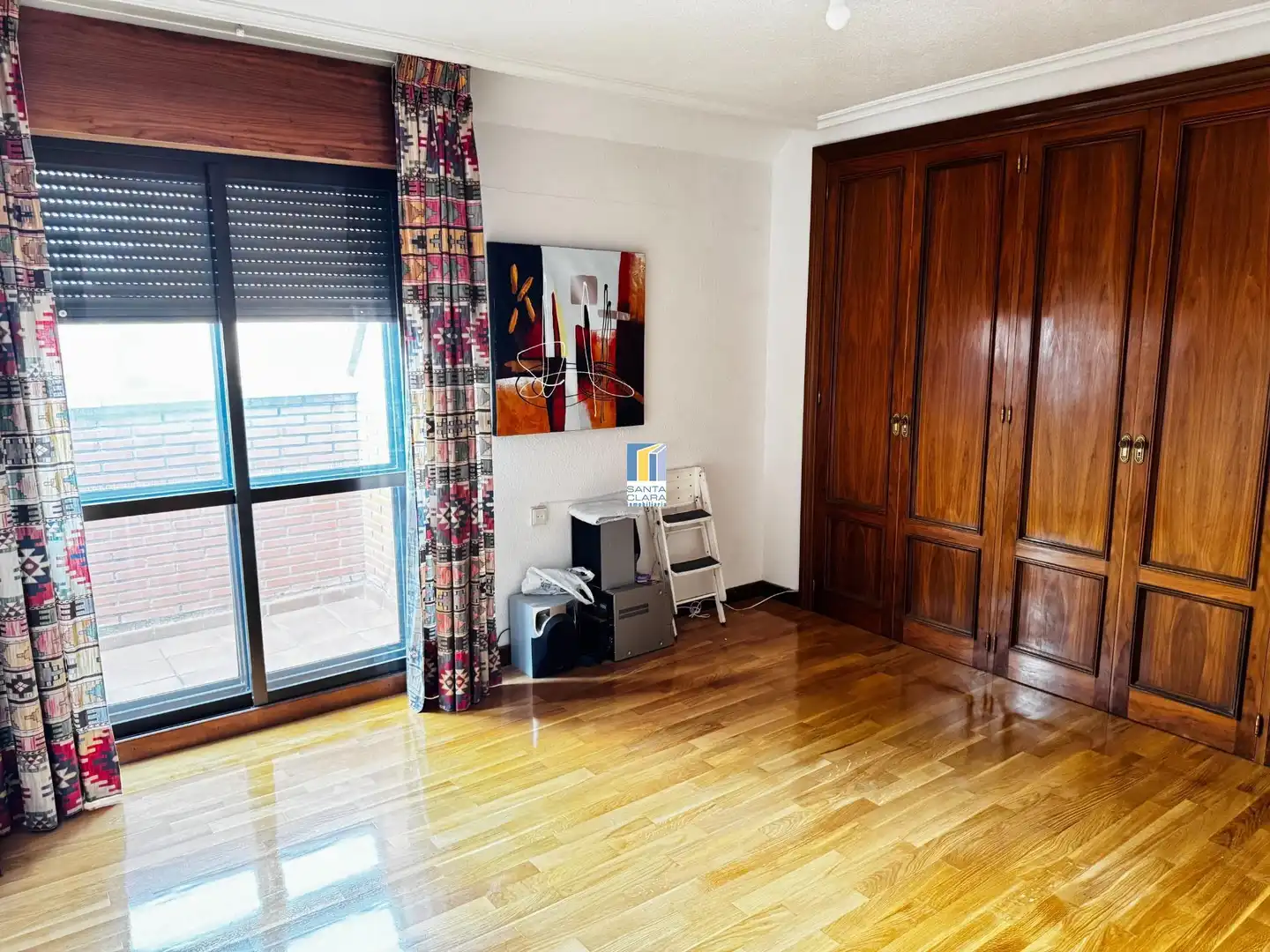 Schlafzimmer von Dachboden zum Verkauf in Zamora Capital  mit Heizung, Parkett und Terrasse