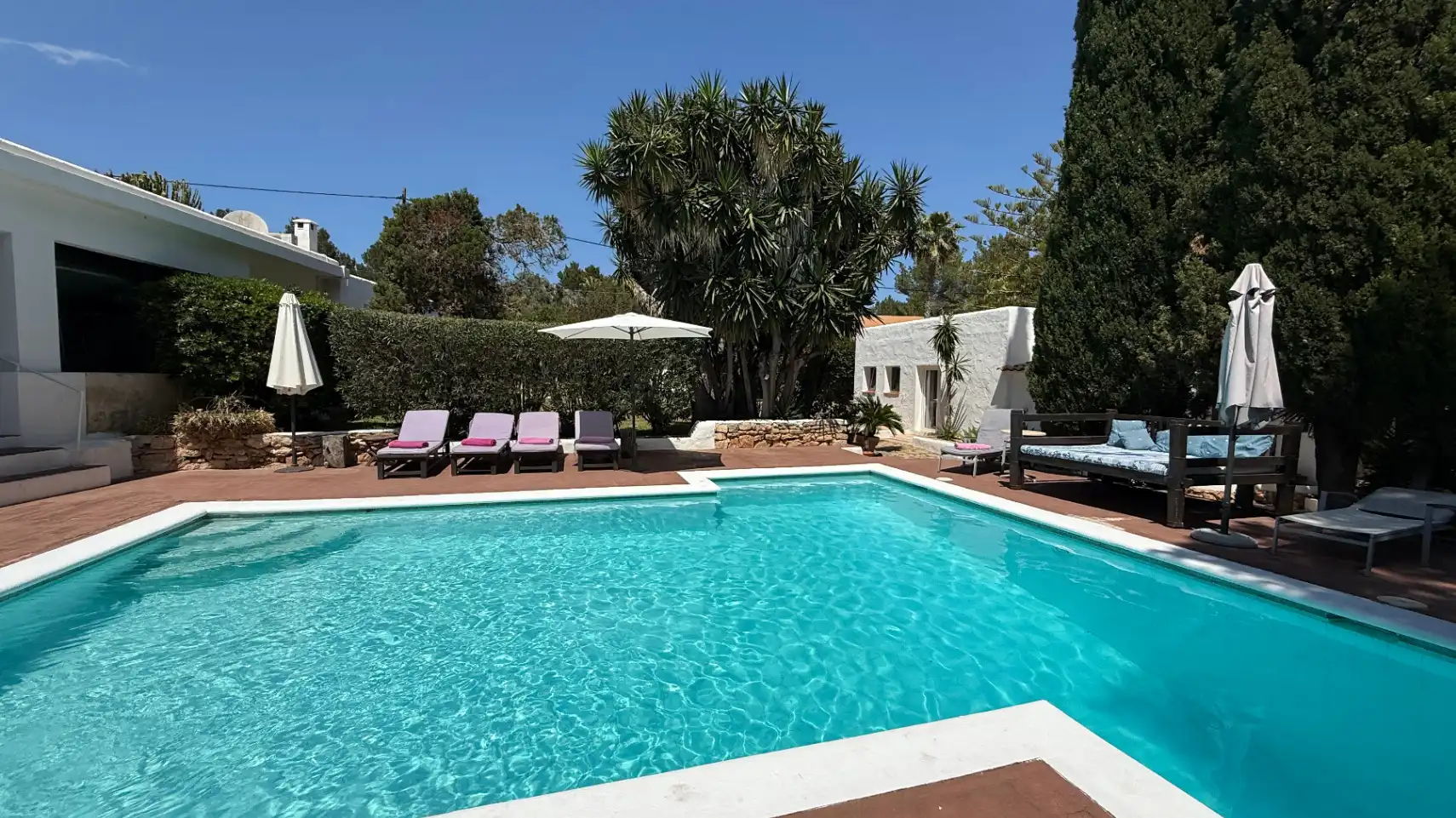 Swimming pool of Houses for sale in Sant Antoni de Portmany  with Air Conditioner, Heating and Private garden