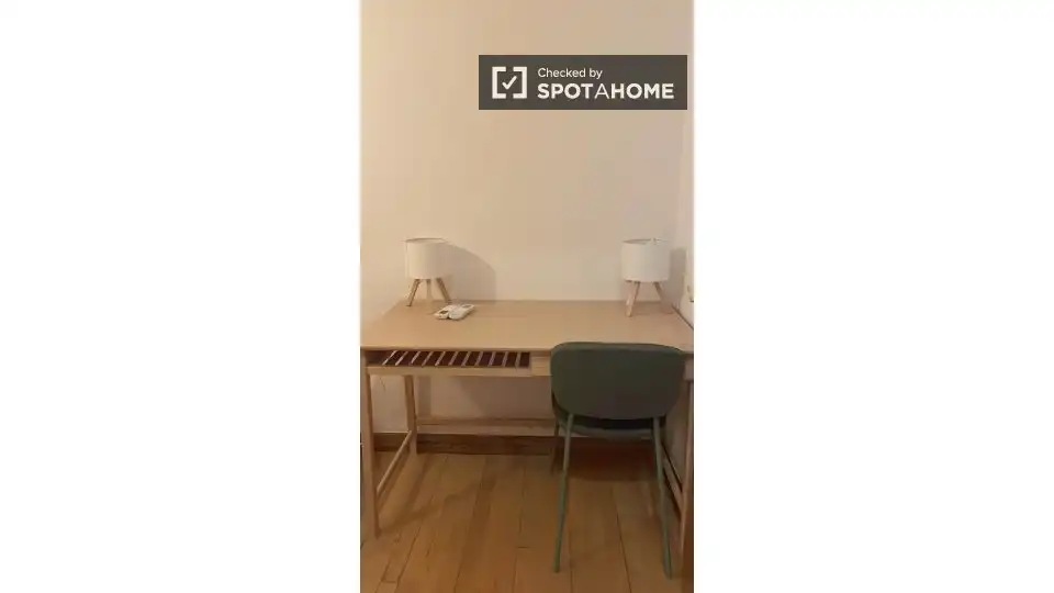 Bedroom of Flat for rent in Madrid  with Air Conditioner, Heating and Furnished