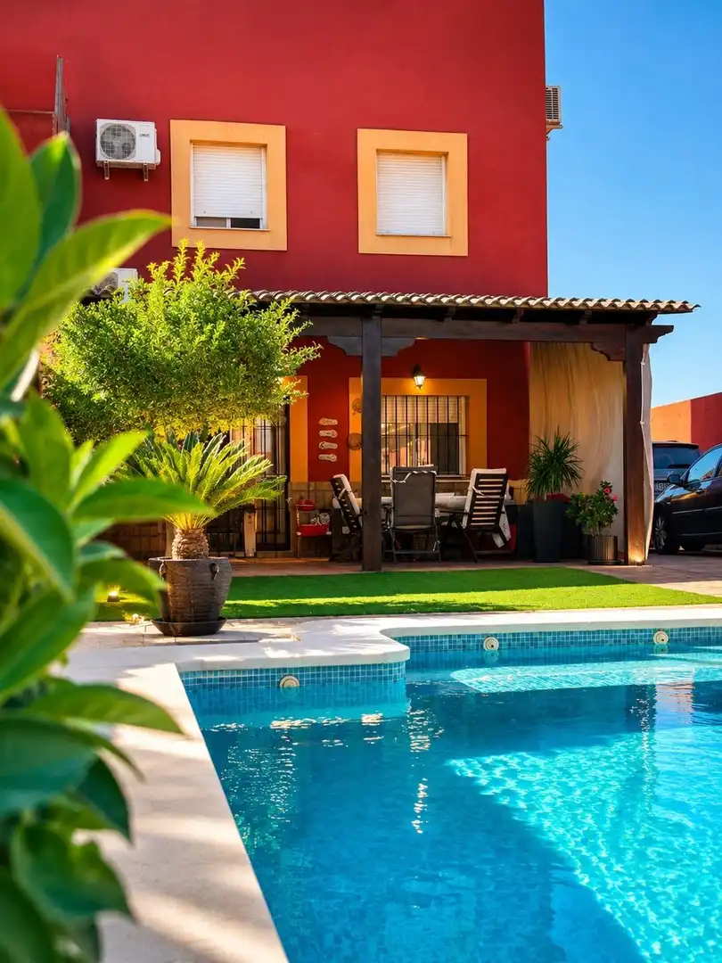 Terrace of Detached homes for sale in Almensilla  with Air Conditioner and Private garden