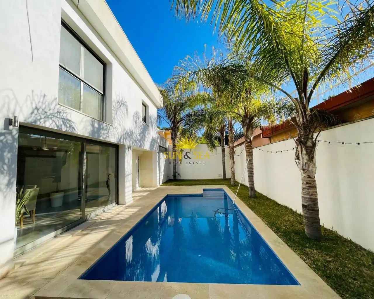 Swimming pool of Houses for rent in Alicante / Alacant  with Air Conditioner, Heating and Terrace