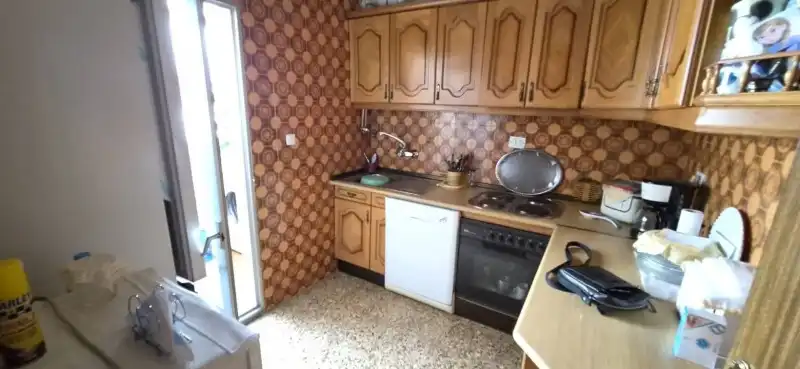 Kitchen of Flat for sale in Plasencia  with Private garden and Balcony