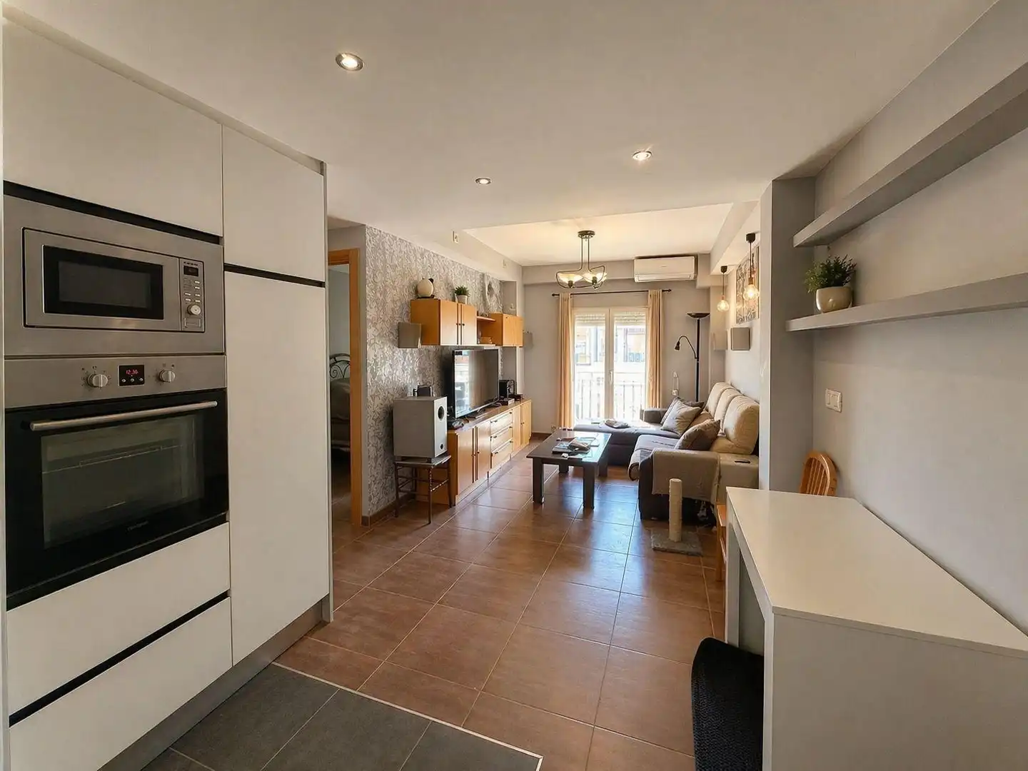 Living room of Flat for sale in Zaragoza  with Heating