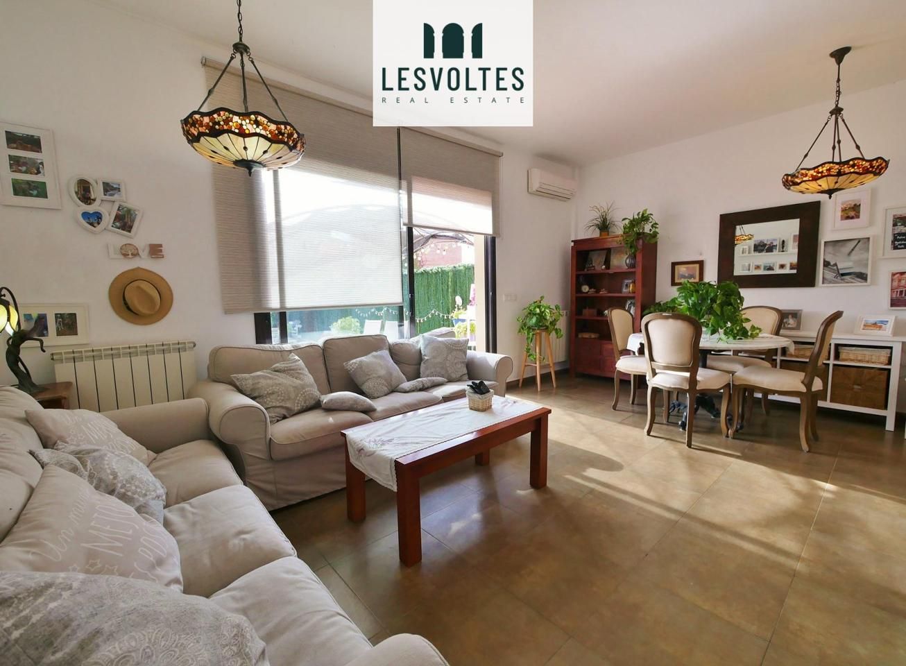 Living room of Single-family semi-detached for sale in Vall-llobrega  with Heating, Private garden and Terrace