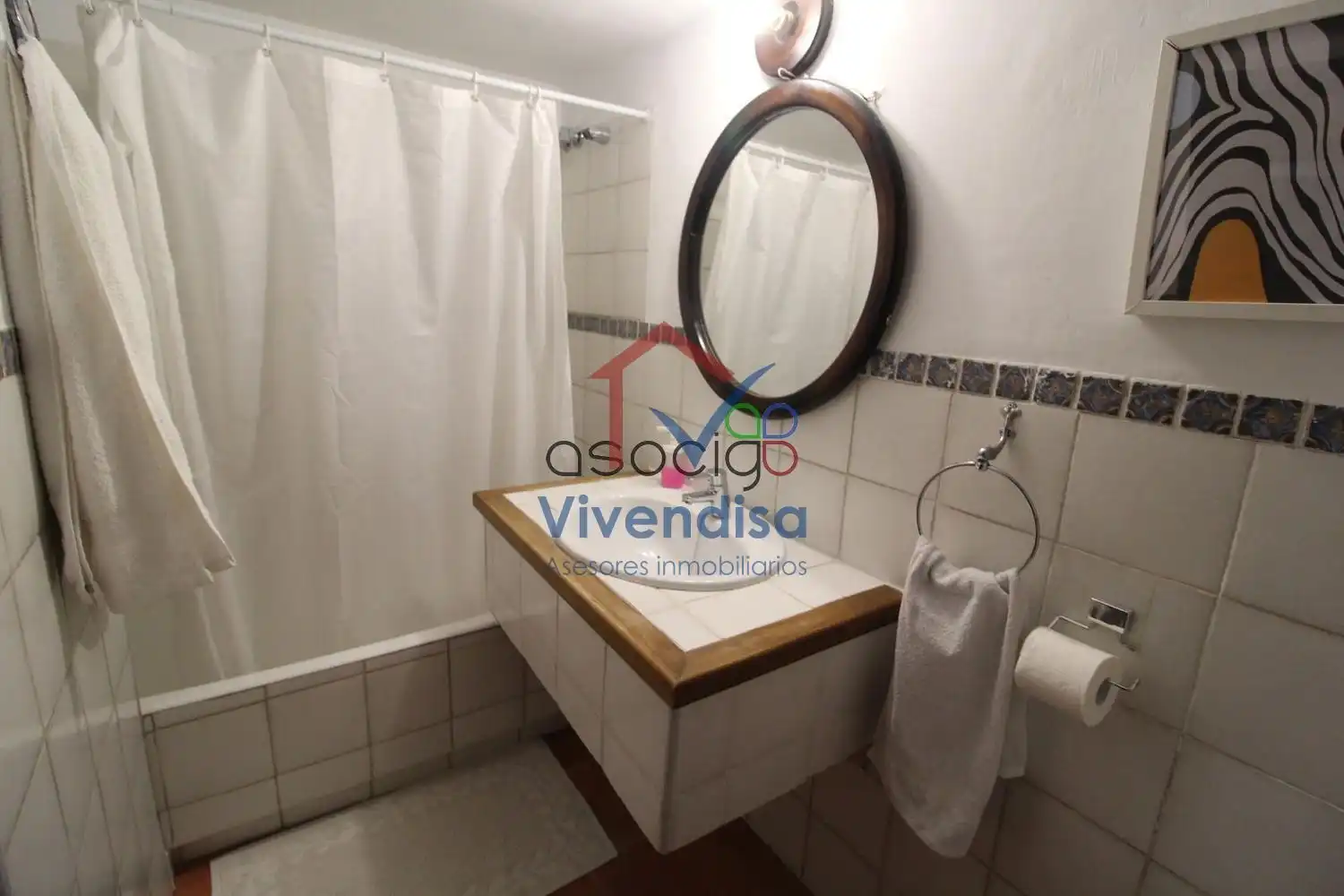 Baño de Casa o chalet en venta en Heras de Ayuso con Jardín privado, Terraza y Piscina