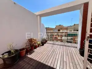 Terrace of Attic for rent in Valencia  with Air Conditioner, Terrace and Furnished