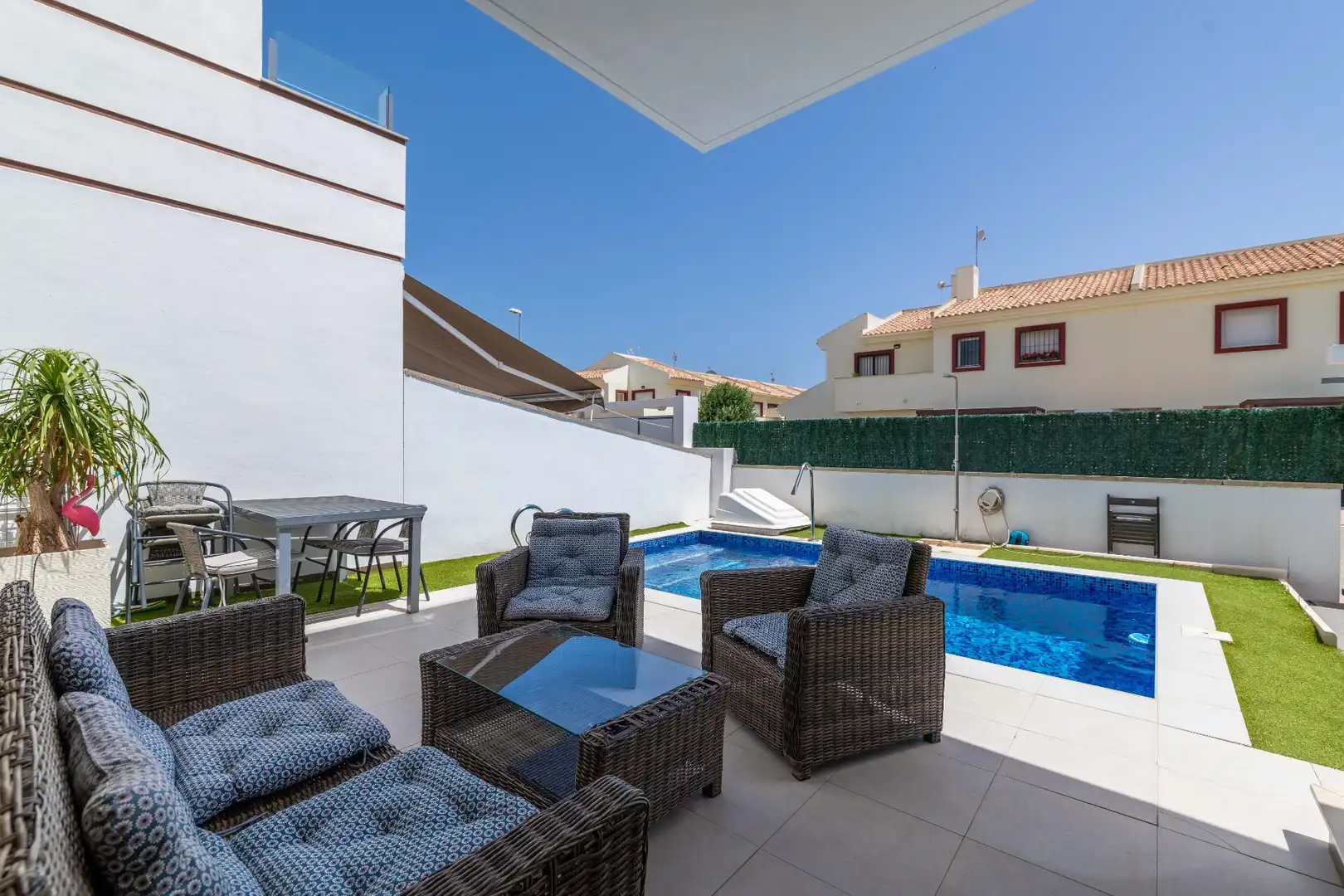 Terrassa de Casa o xalet en venda en Rojales amb Aire condicionat, Terrassa i Piscina