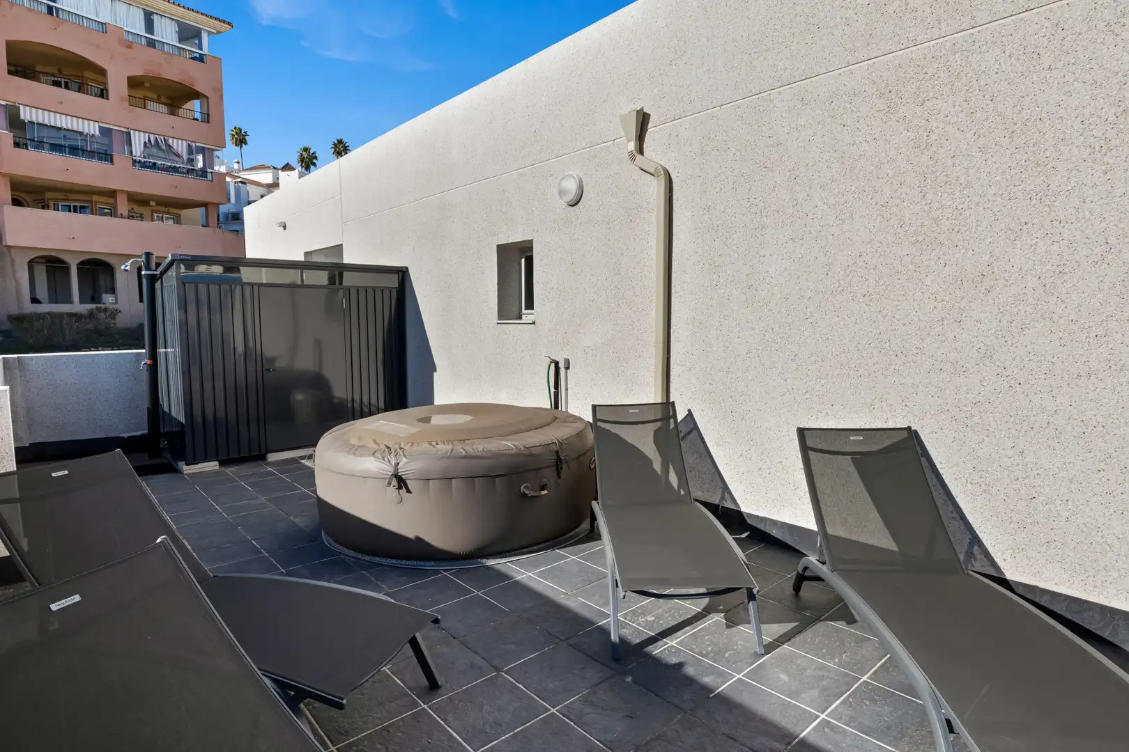 Terrasse von Dachboden zum Verkauf in Mijas mit Klimaanlage, Heizung und Terrasse
