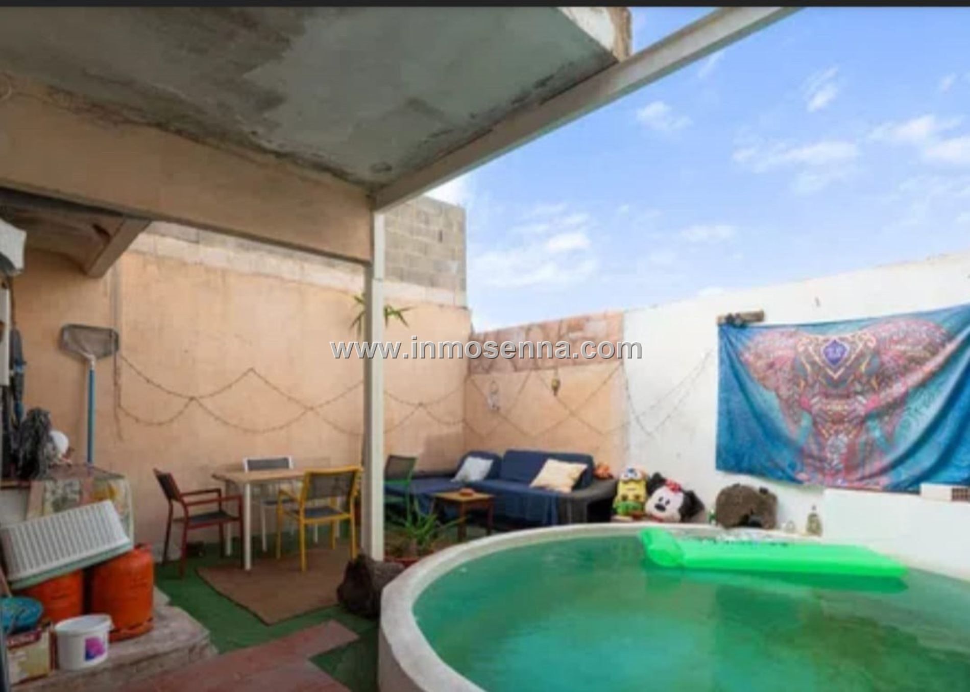 Terraza de Planta baja en venta en  Palma de Mallorca con Terraza, Piscina y TV