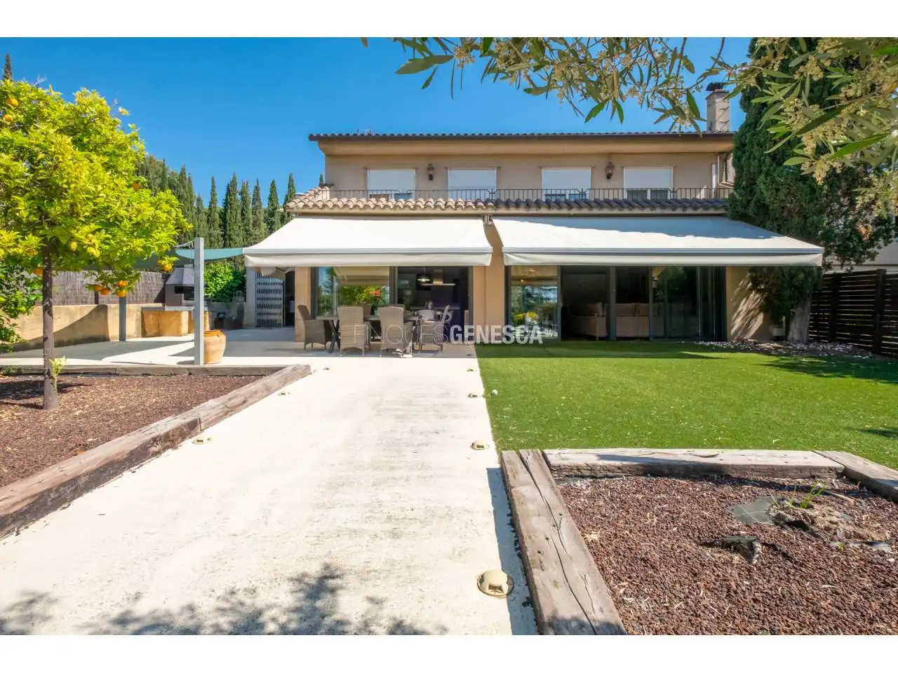 Jardín de Casa o chalet en venta en Matadepera con Calefacción, Jardín privado y Parquet