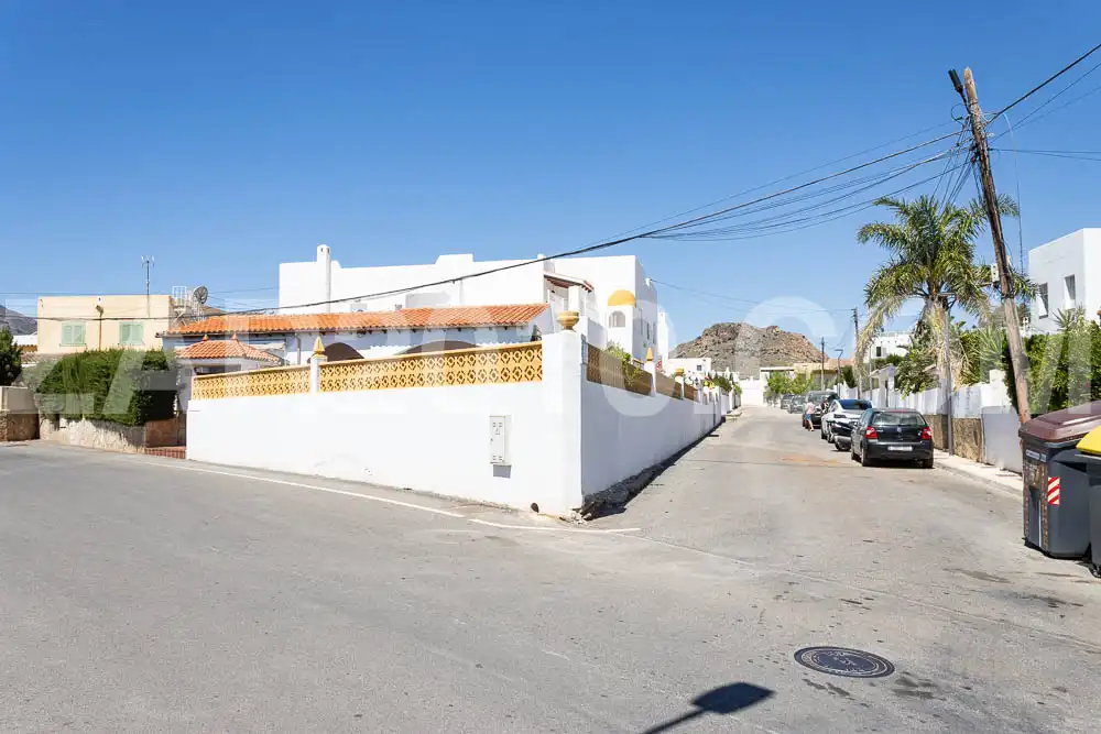Vista exterior de Casa o chalet en venta en Mojácar con Aire acondicionado, Jardín privado y Parquet