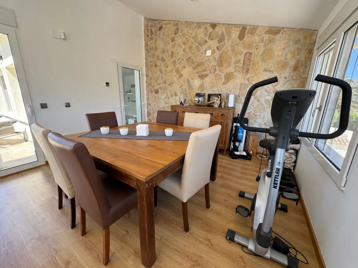 Dining room of Houses for sale in Moraira  with Air Conditioner, Heating and Private garden