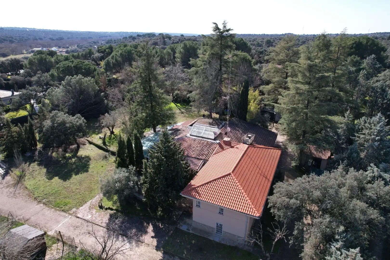 Garden of Houses for sale in Villanueva de la Cañada  with Air Conditioner, Private garden and Terrace