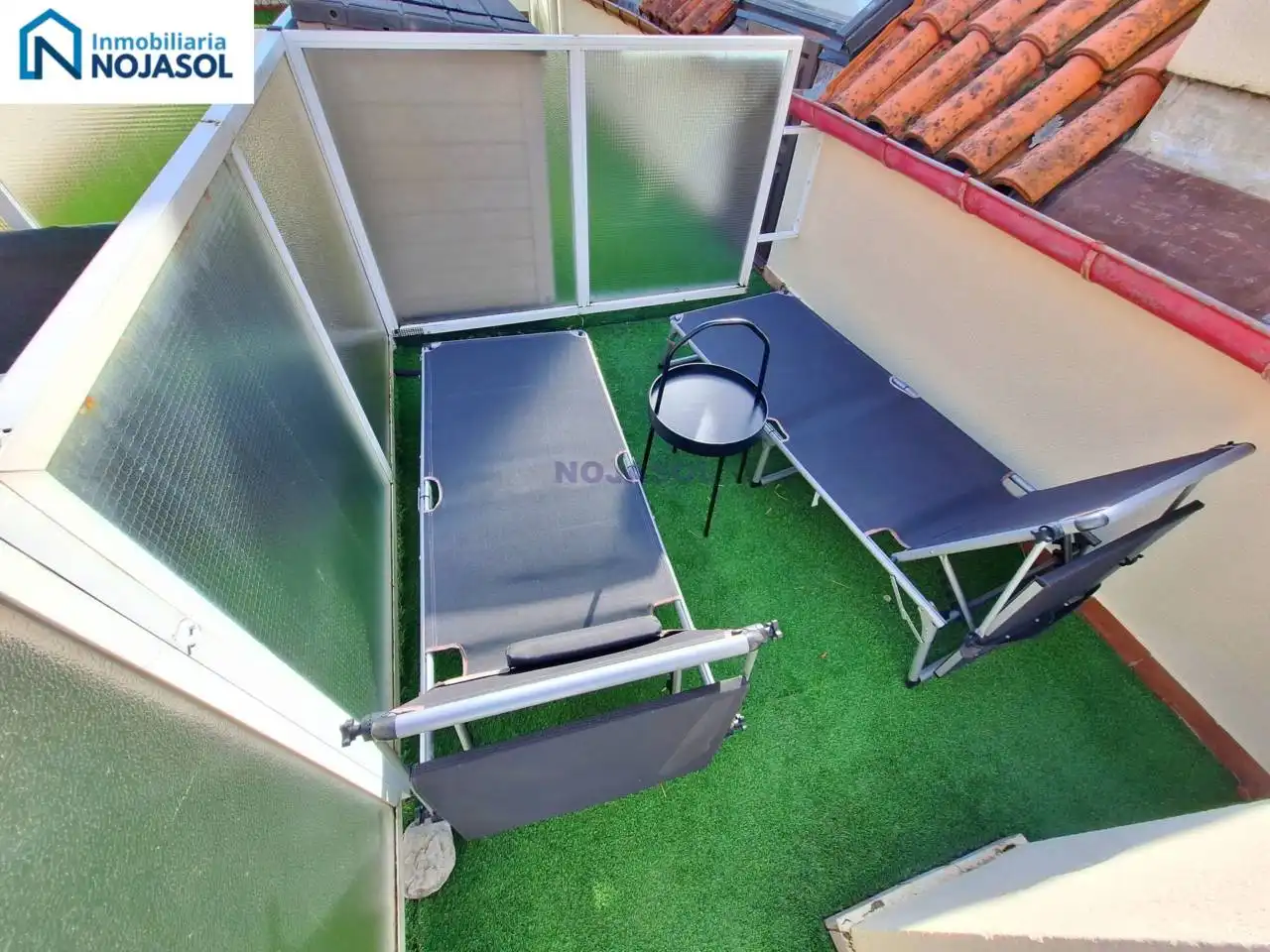 Terrassa de Dúplex de lloguer en Noja amb Calefacció, Terrassa i Moblat