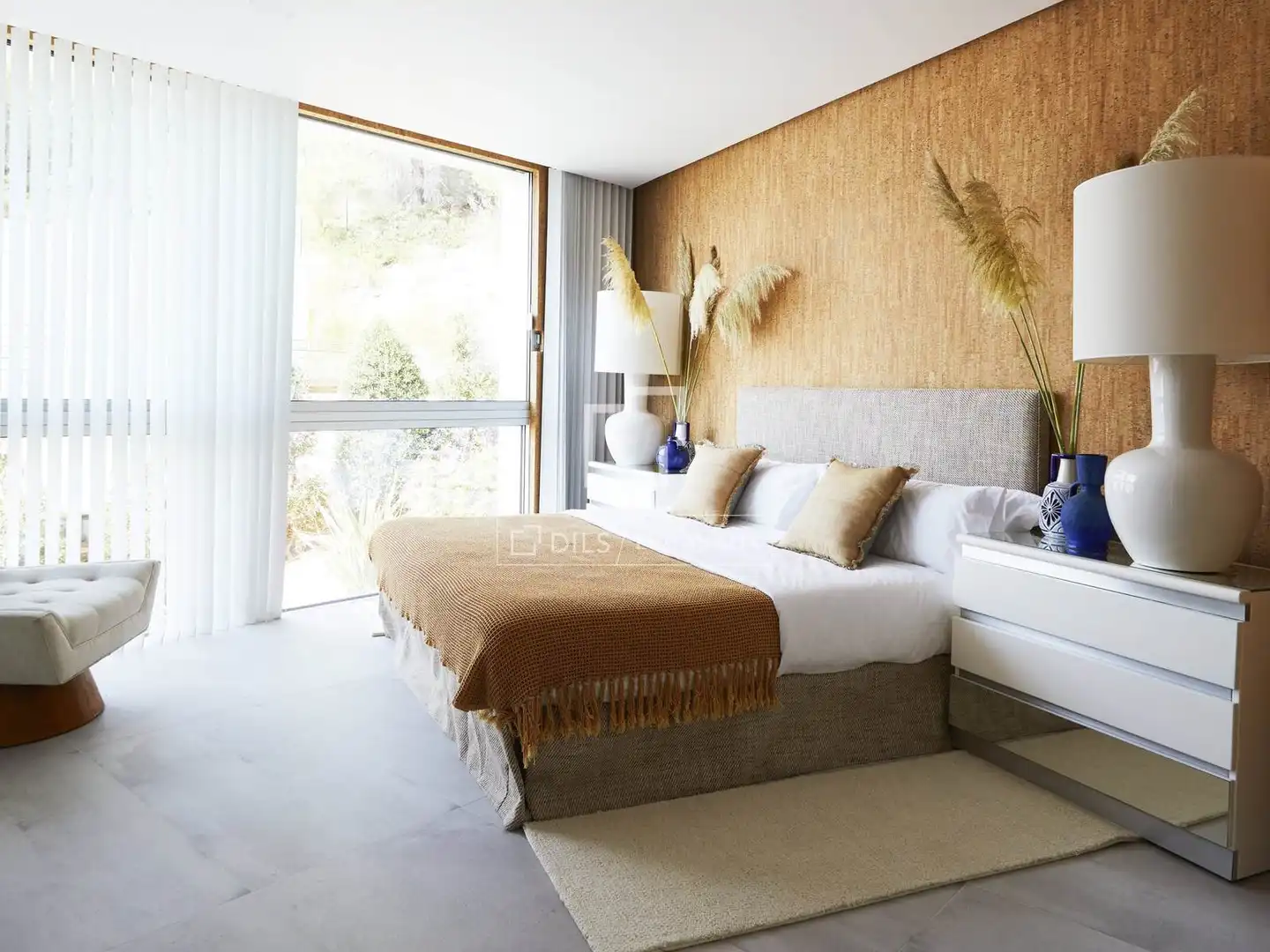 Bedroom of Houses for sale in Santa Eulària des Riu  with Air Conditioner, Heating and Private garden